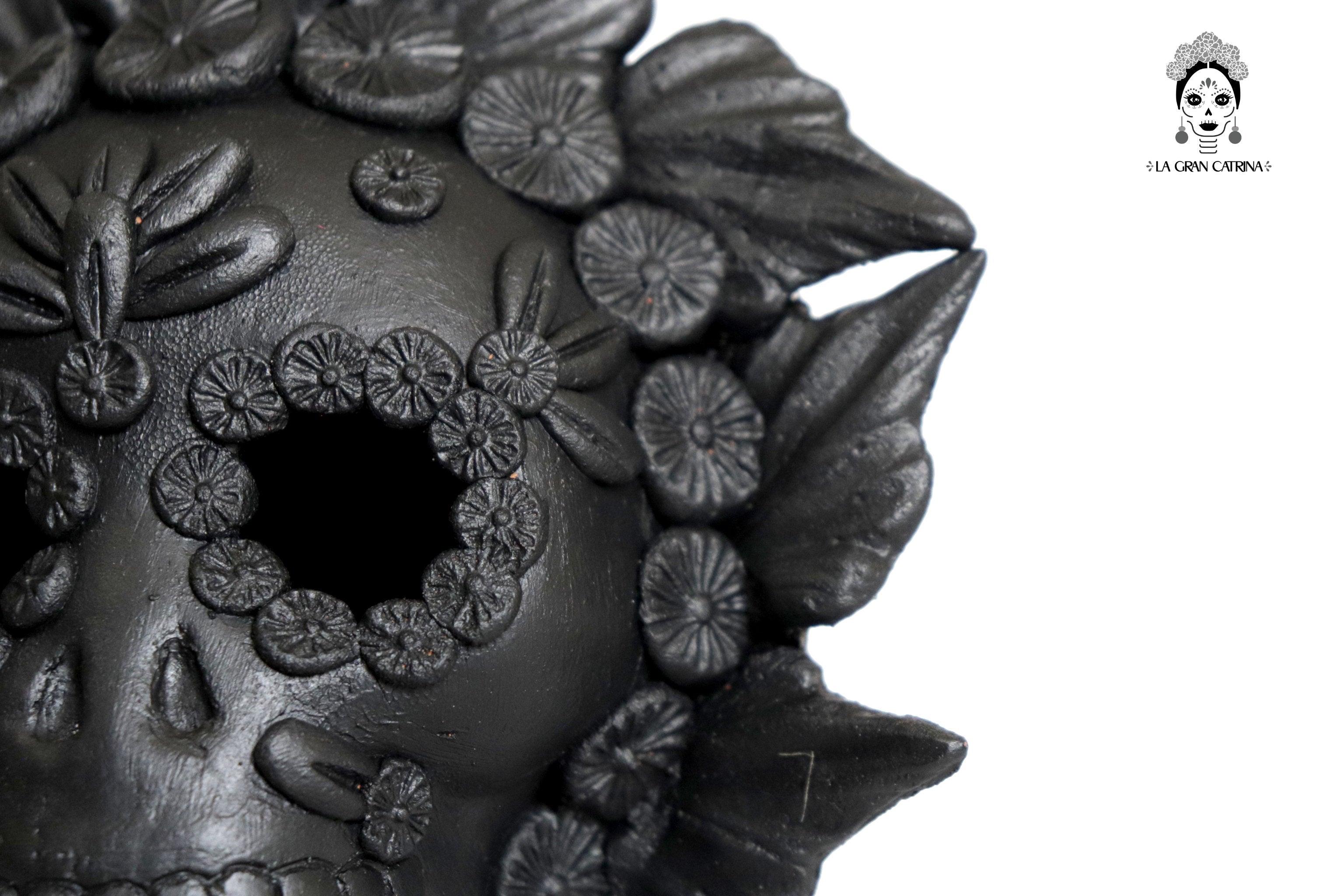 Set 3 Candleholder Negos Clay Flowers Caladas - 6.5 in. Brenda Capula