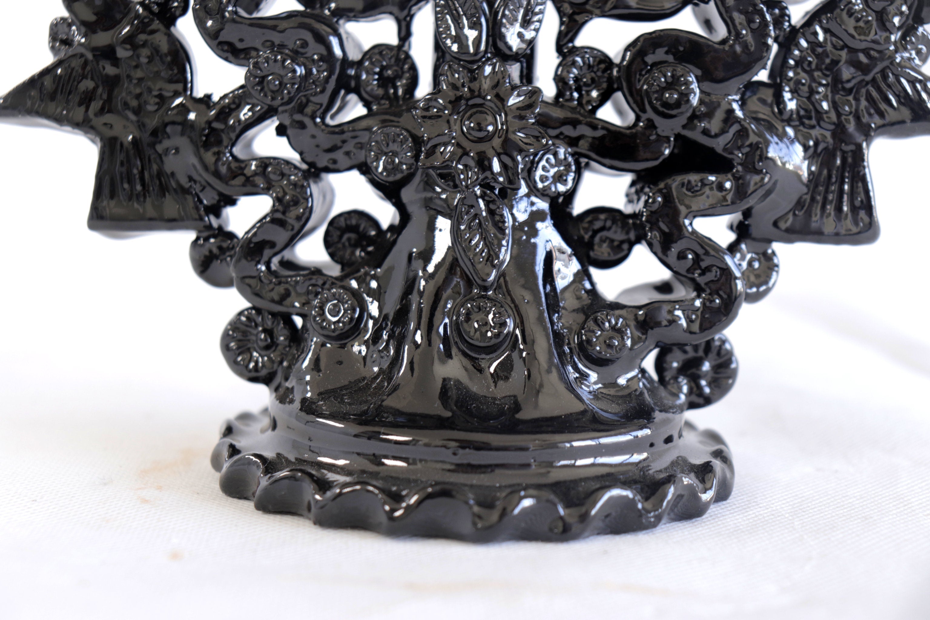 Candleholder black of 11-Candle - 11.8 in. Tereri