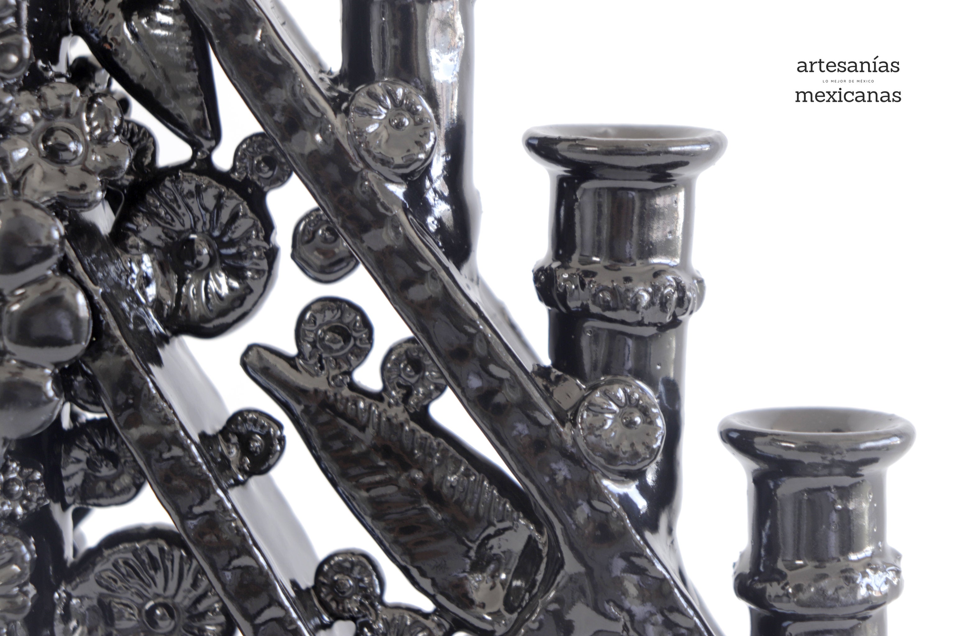 Candleholder triangulo of 11-Candle - 14.5 in. Tereri