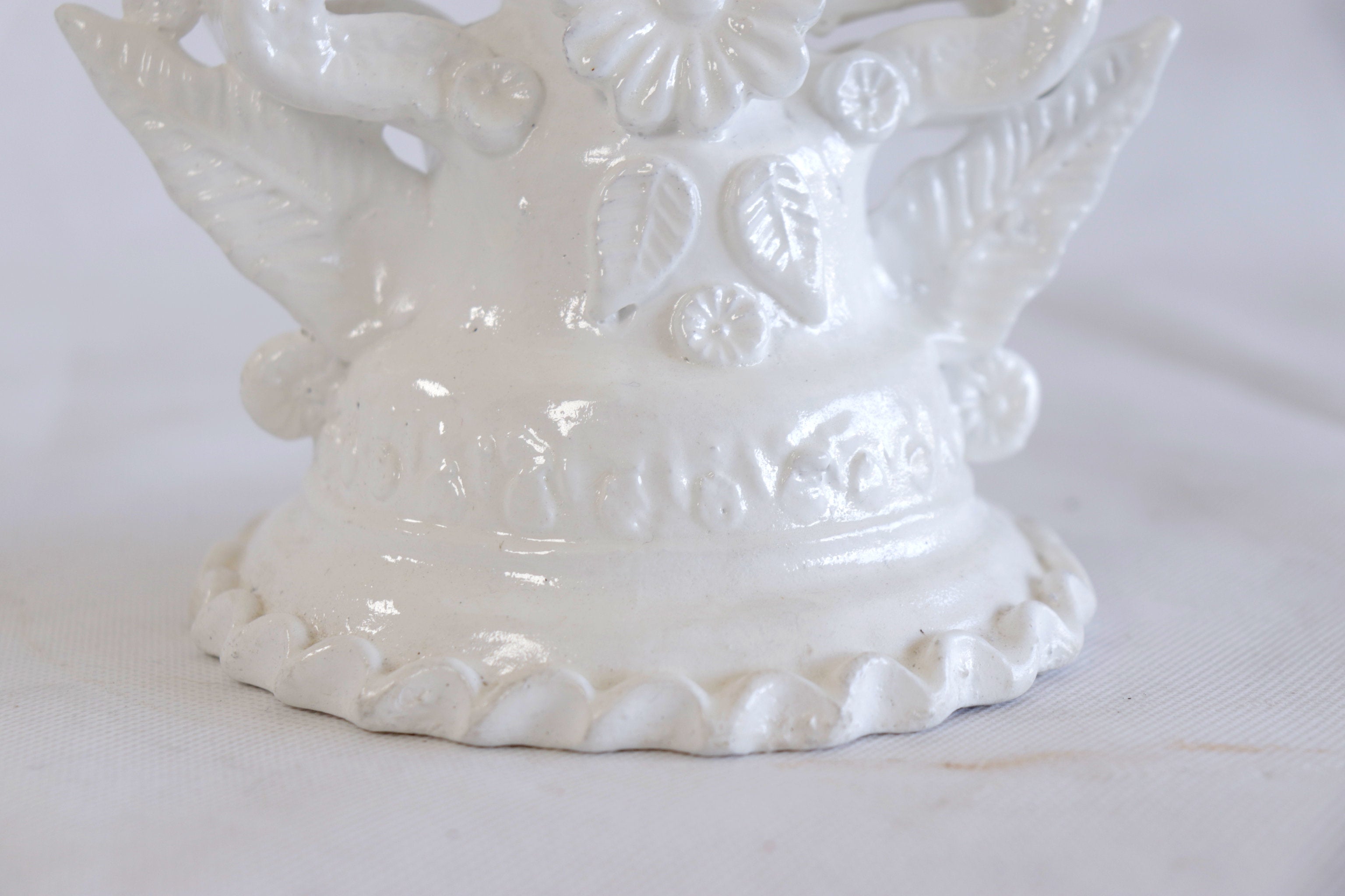 Candleholder of 5-Candle white - 10.2 in. Tereri