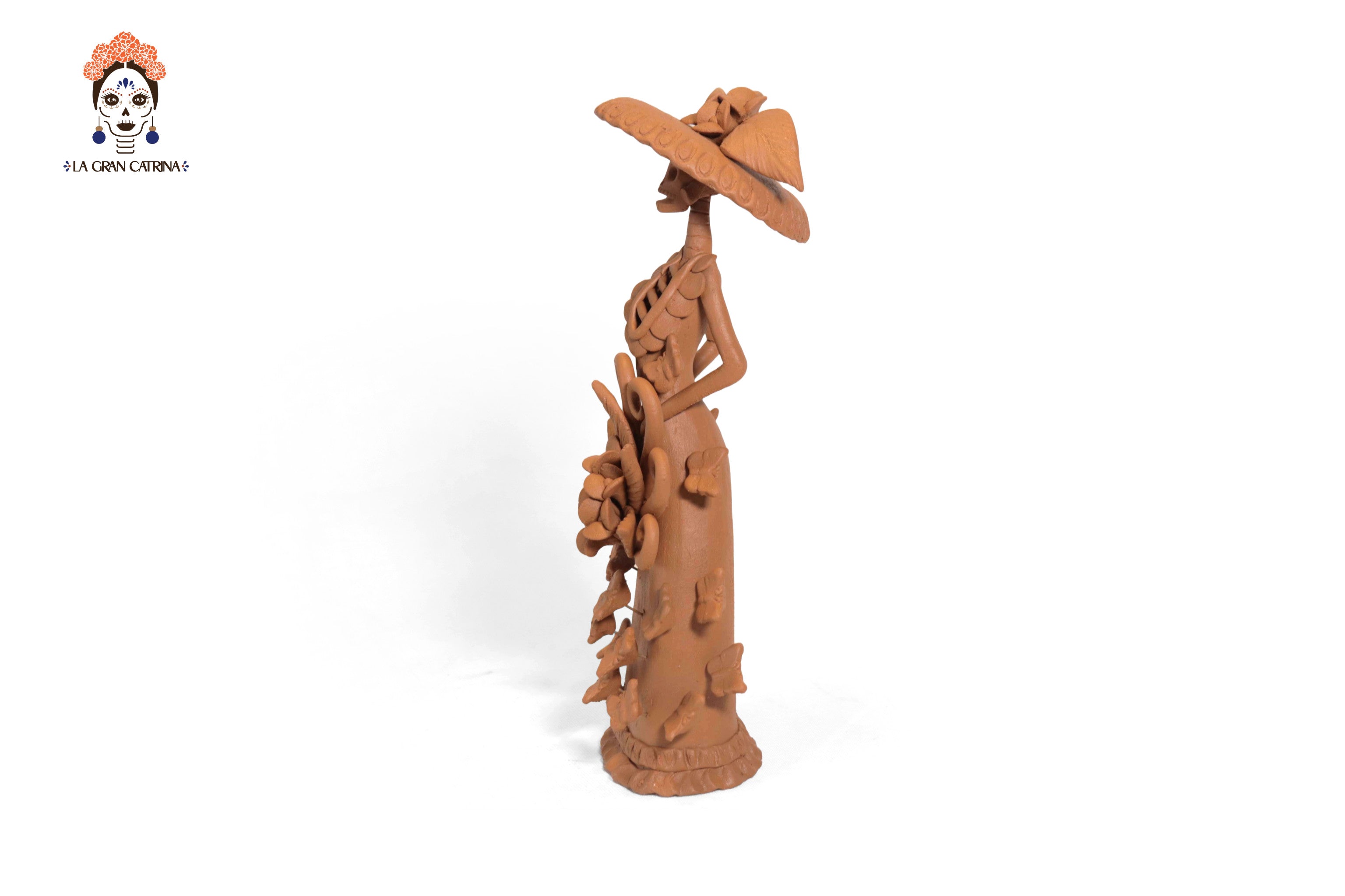 Pair of Catrinas Clay - 12 in. Pery
