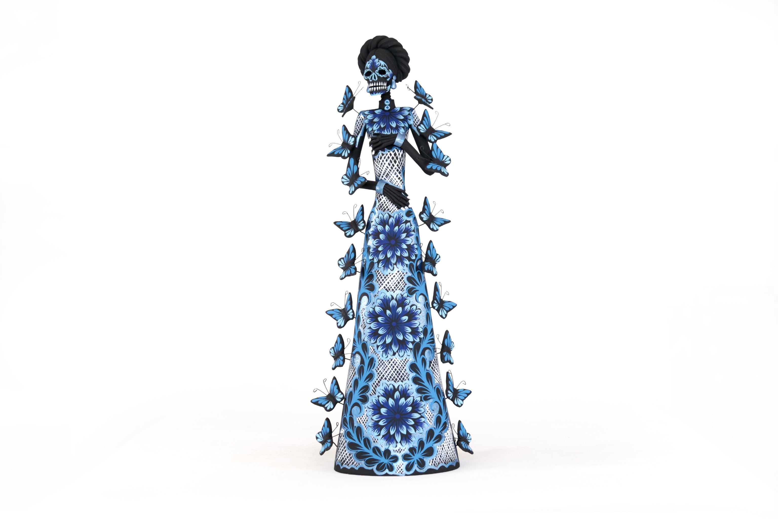 Catrinas hermanas of butterflies - Bluees - 20 in. Adan