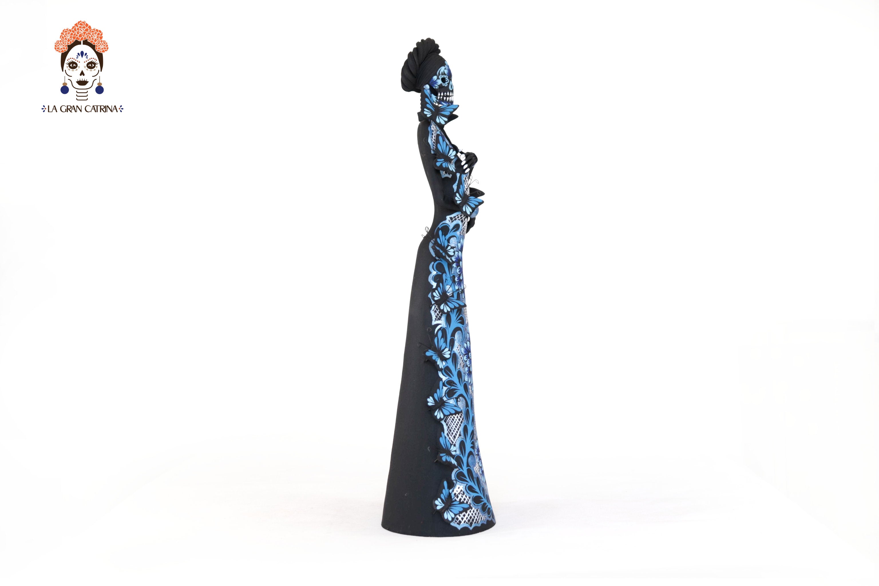 Catrinas hermanas of butterflies - Bluees - 20 in. Adan