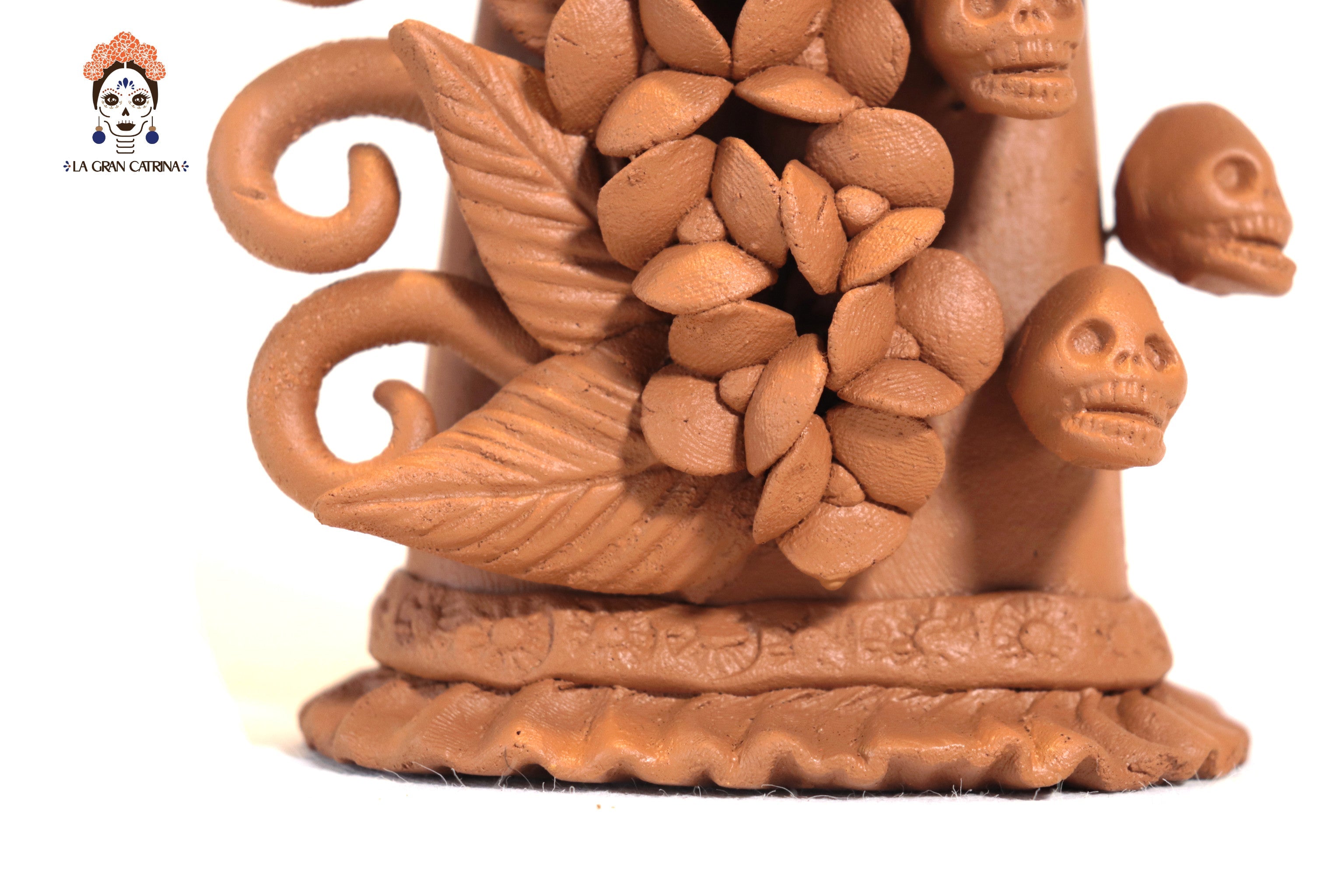 Pair of Catrinas Clay - 12 in. Pery