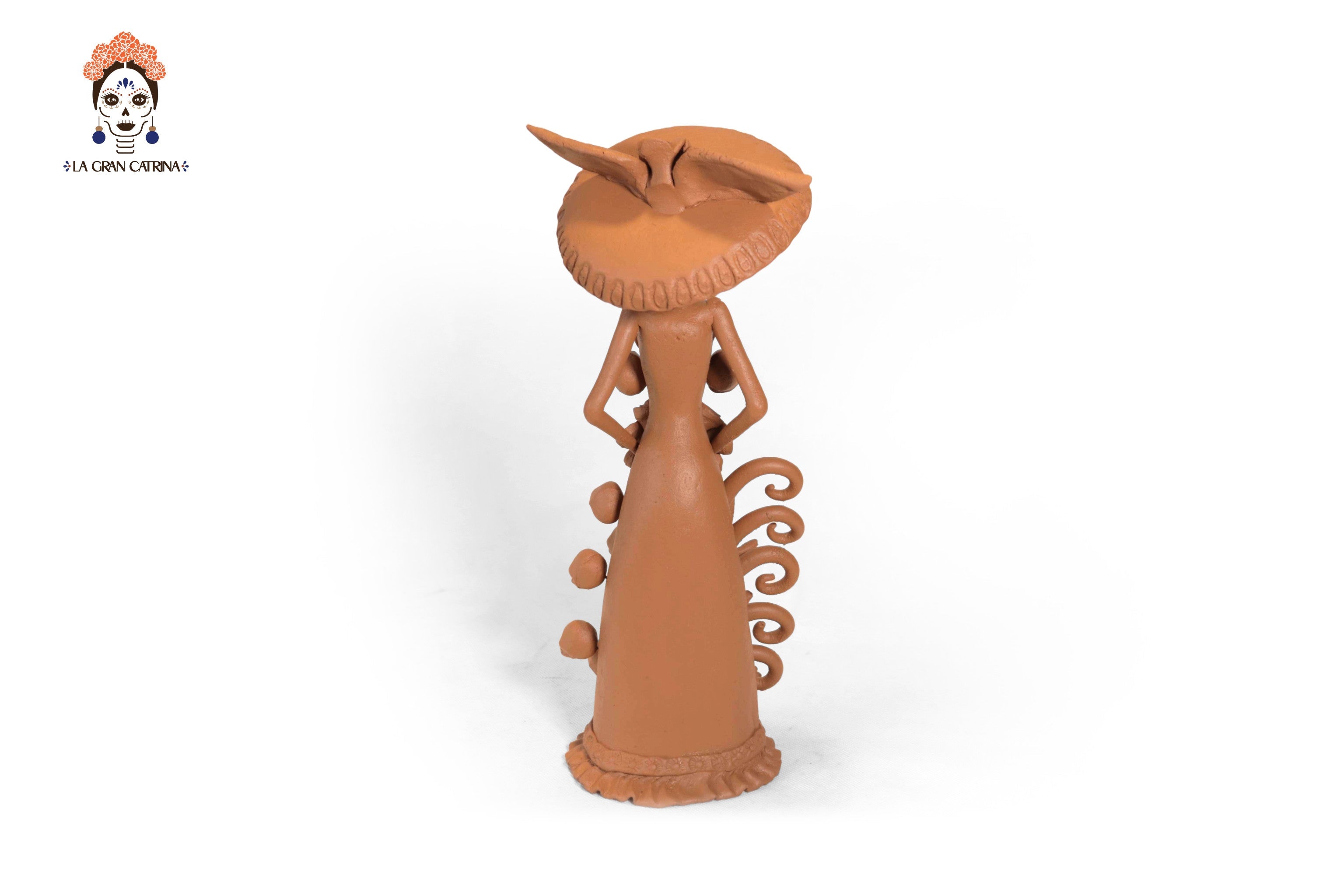Pair of Catrinas Clay - 12 in. Pery