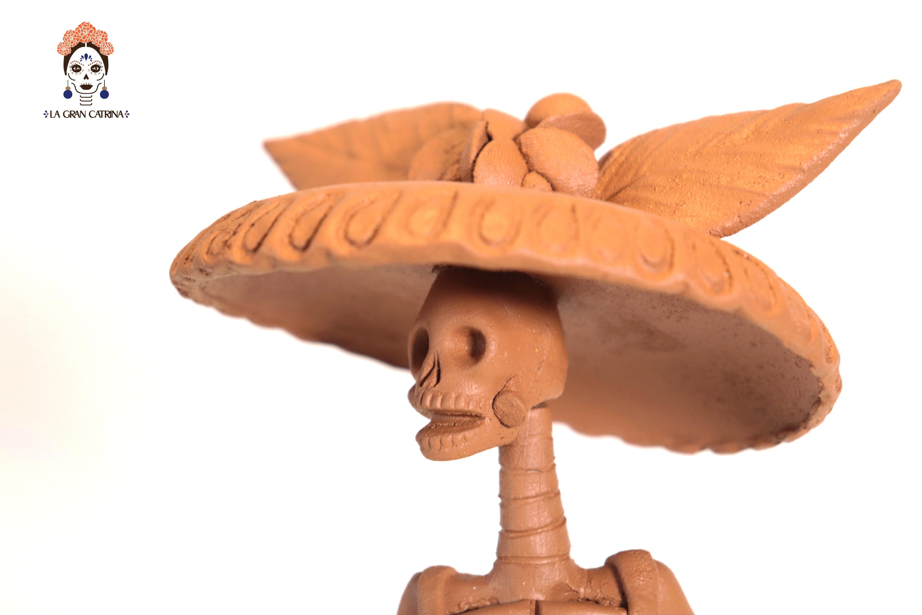 Pair of Catrinas Clay - 12 in. Pery