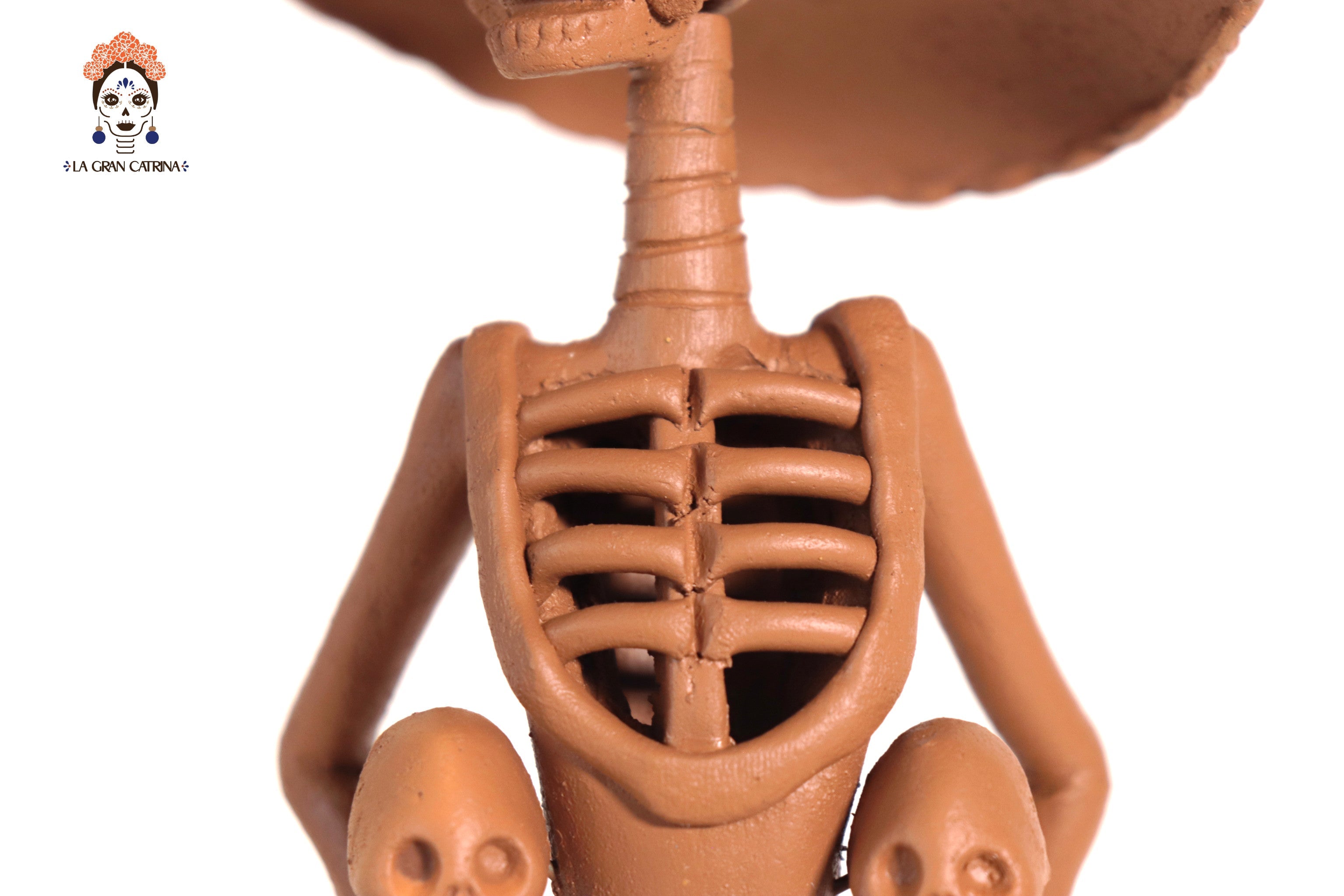 Pair of Catrinas Clay - 12 in. Pery
