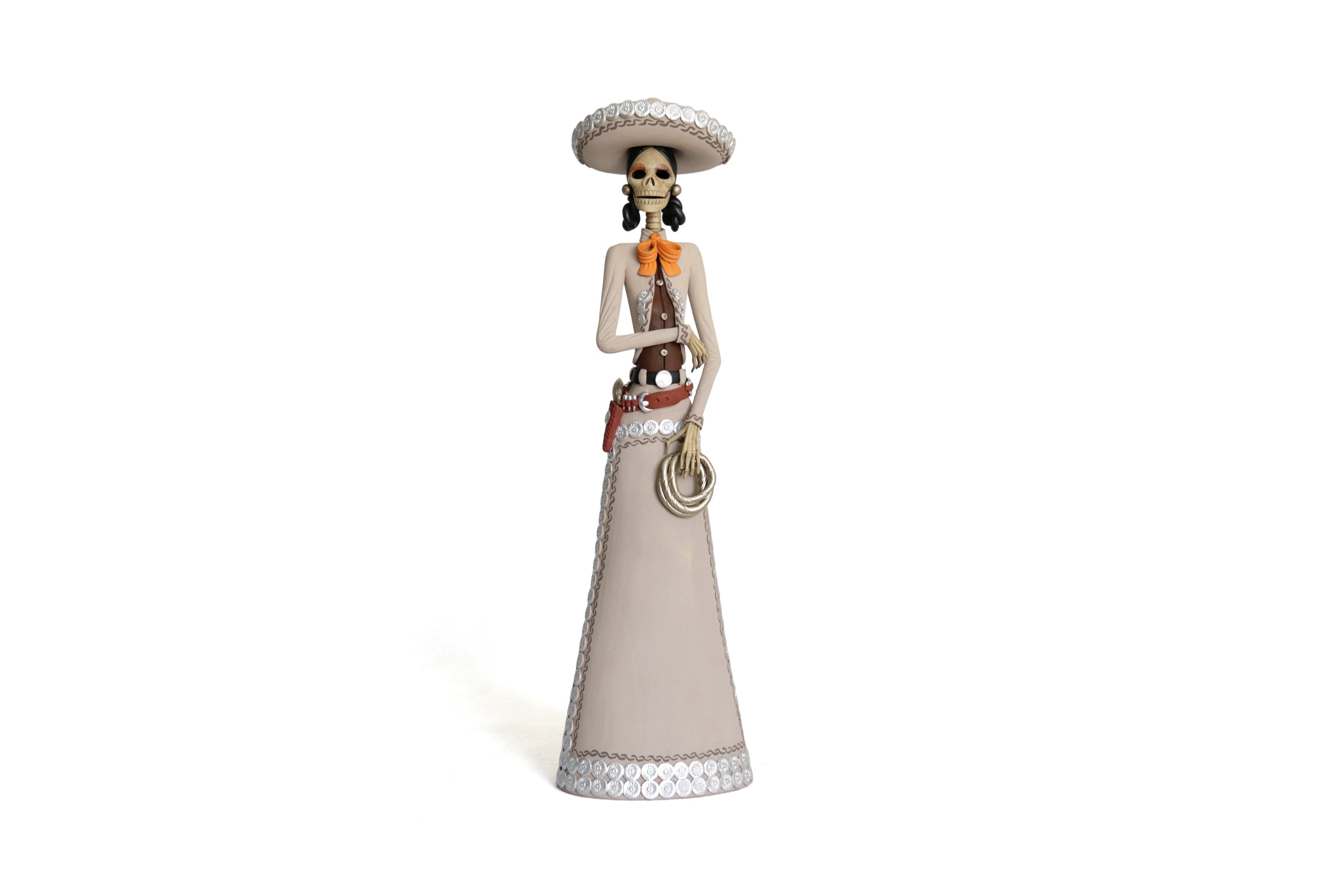 Pair of Catrines Charros - 20 in. Adan