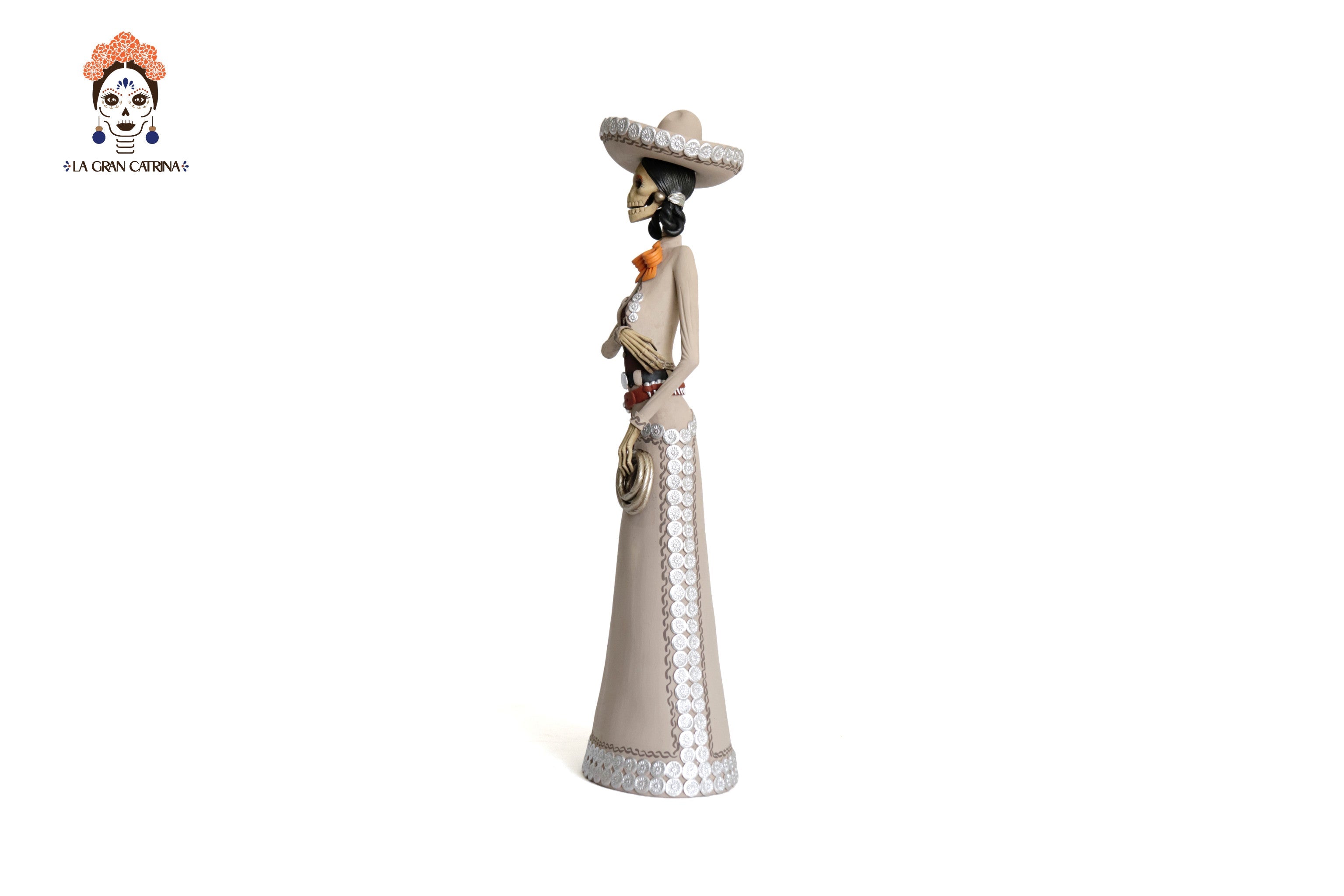 Pair of Catrines Charros - 20 in. Adan