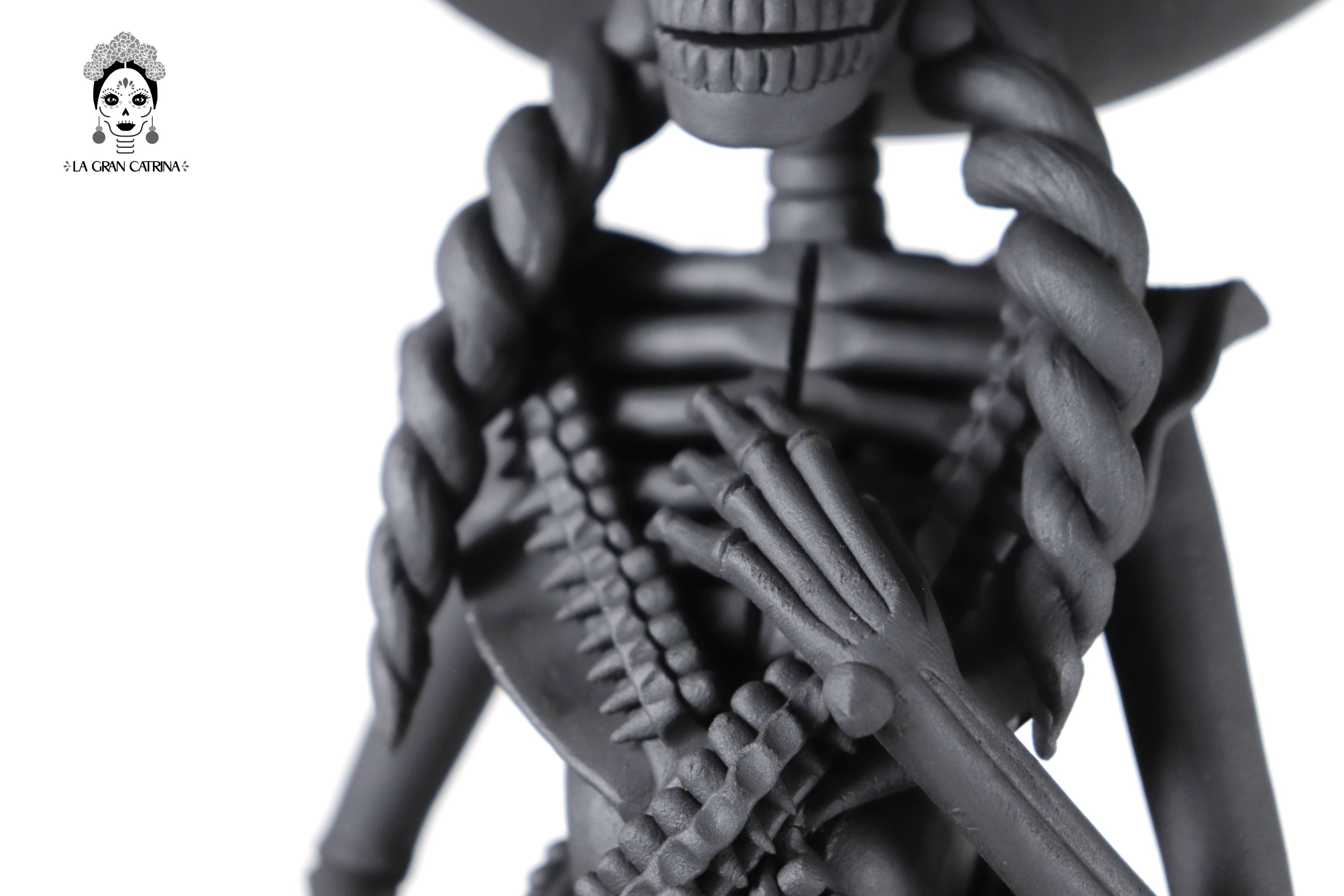 Catrina Black Revolucionaria - 20.4 in. Adan