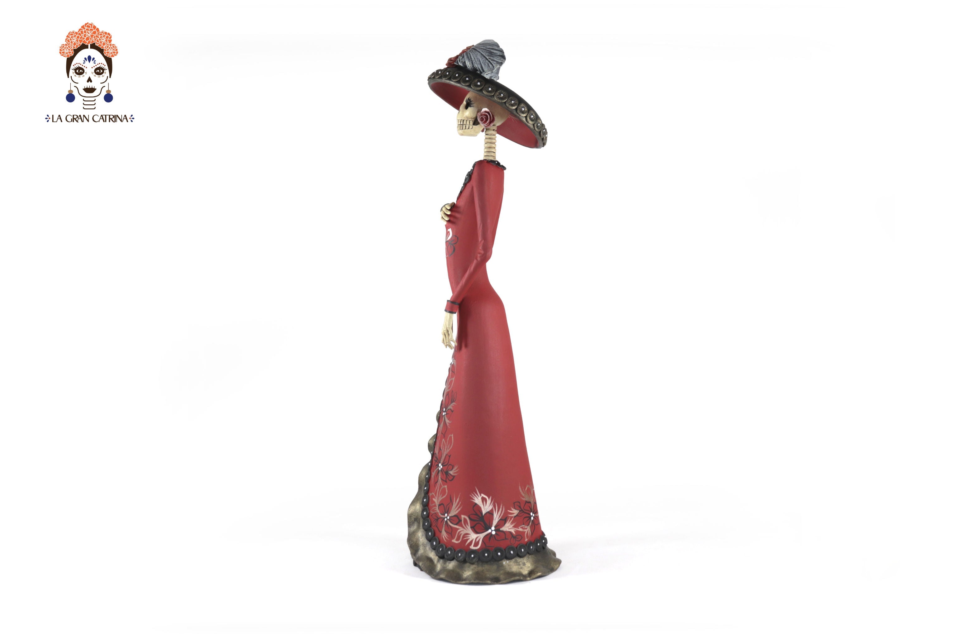 Catrina garbancera of vestido red - 18 in. - in. Production Adan