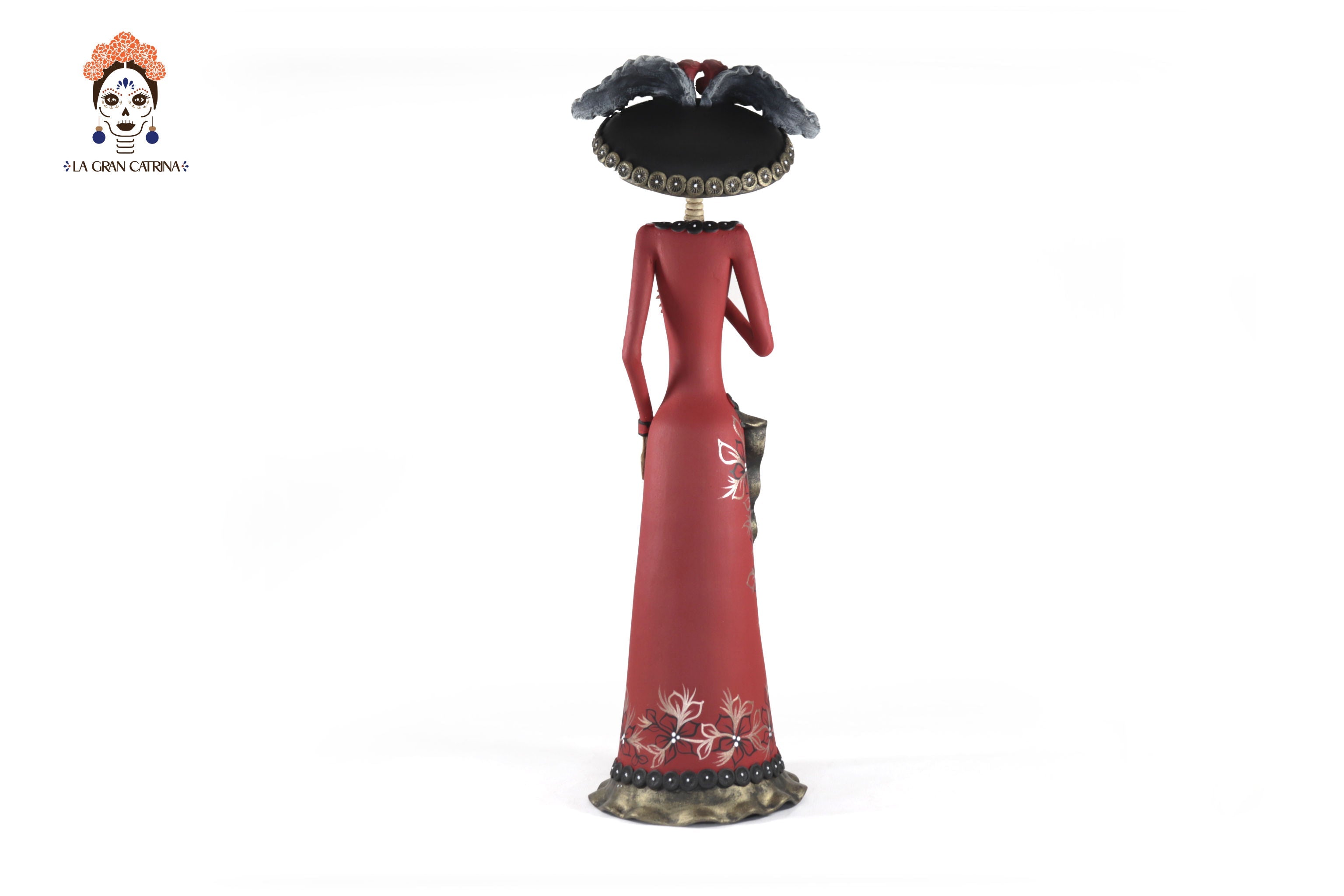 Catrina garbancera of vestido red - 18 in. - in. Production Adan