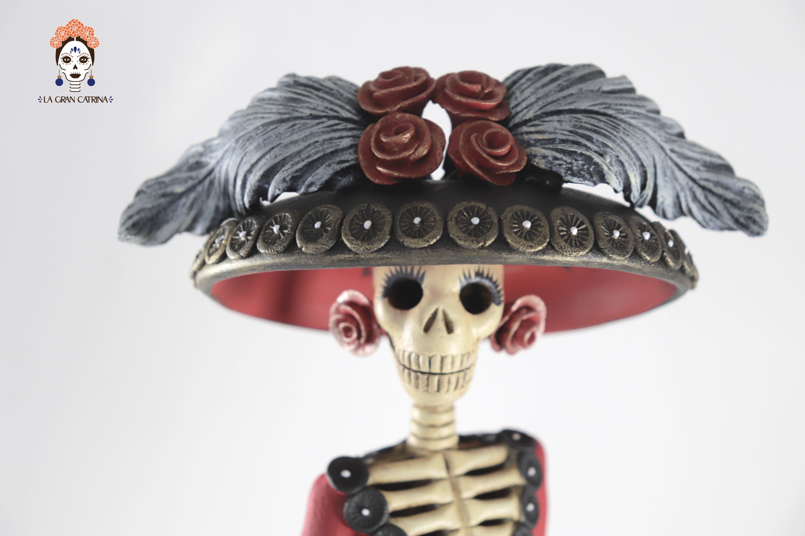 Catrina garbancera of vestido red - 18 in. - in. Production Adan