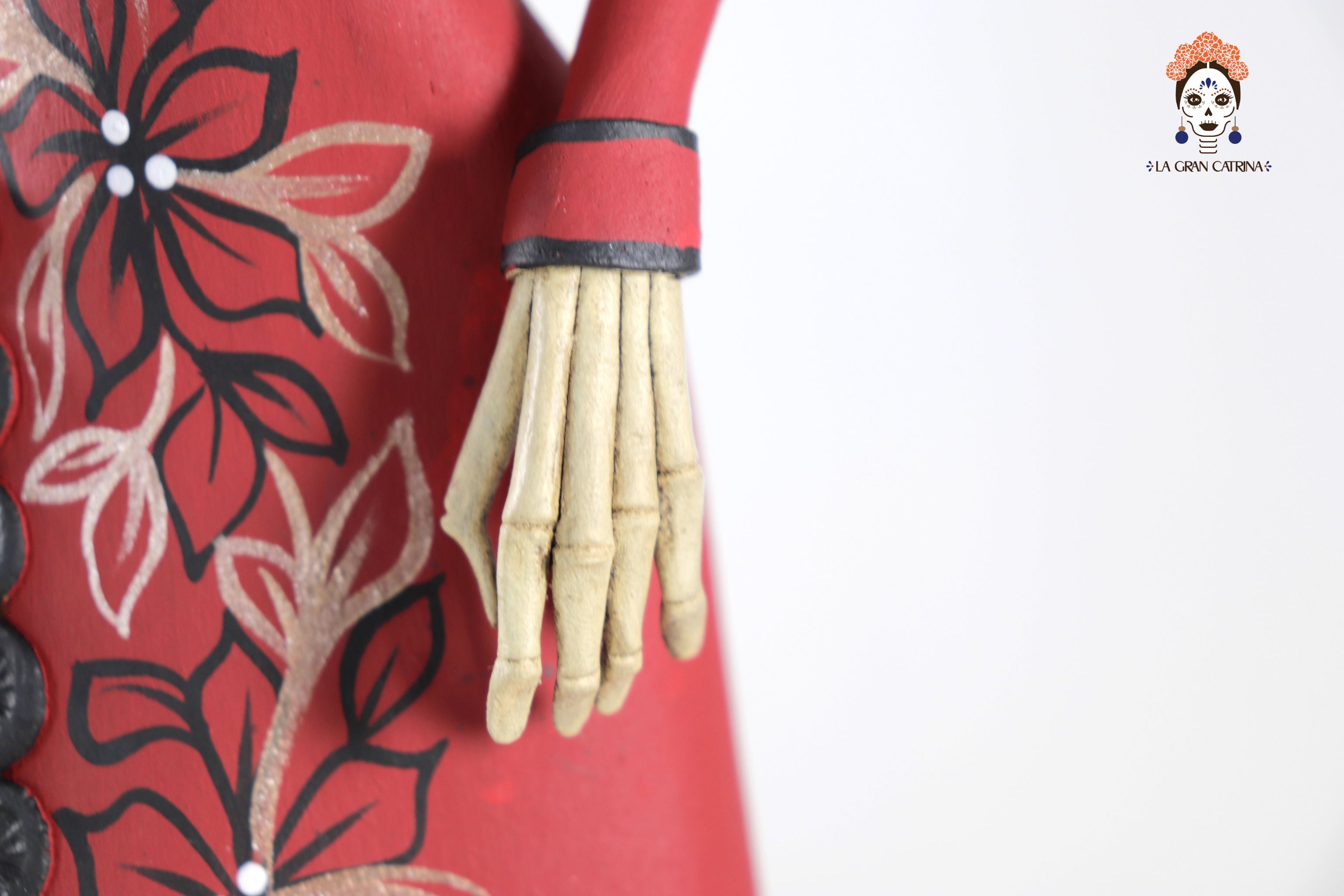 Catrina garbancera of vestido red - 18 in. - in. Production Adan