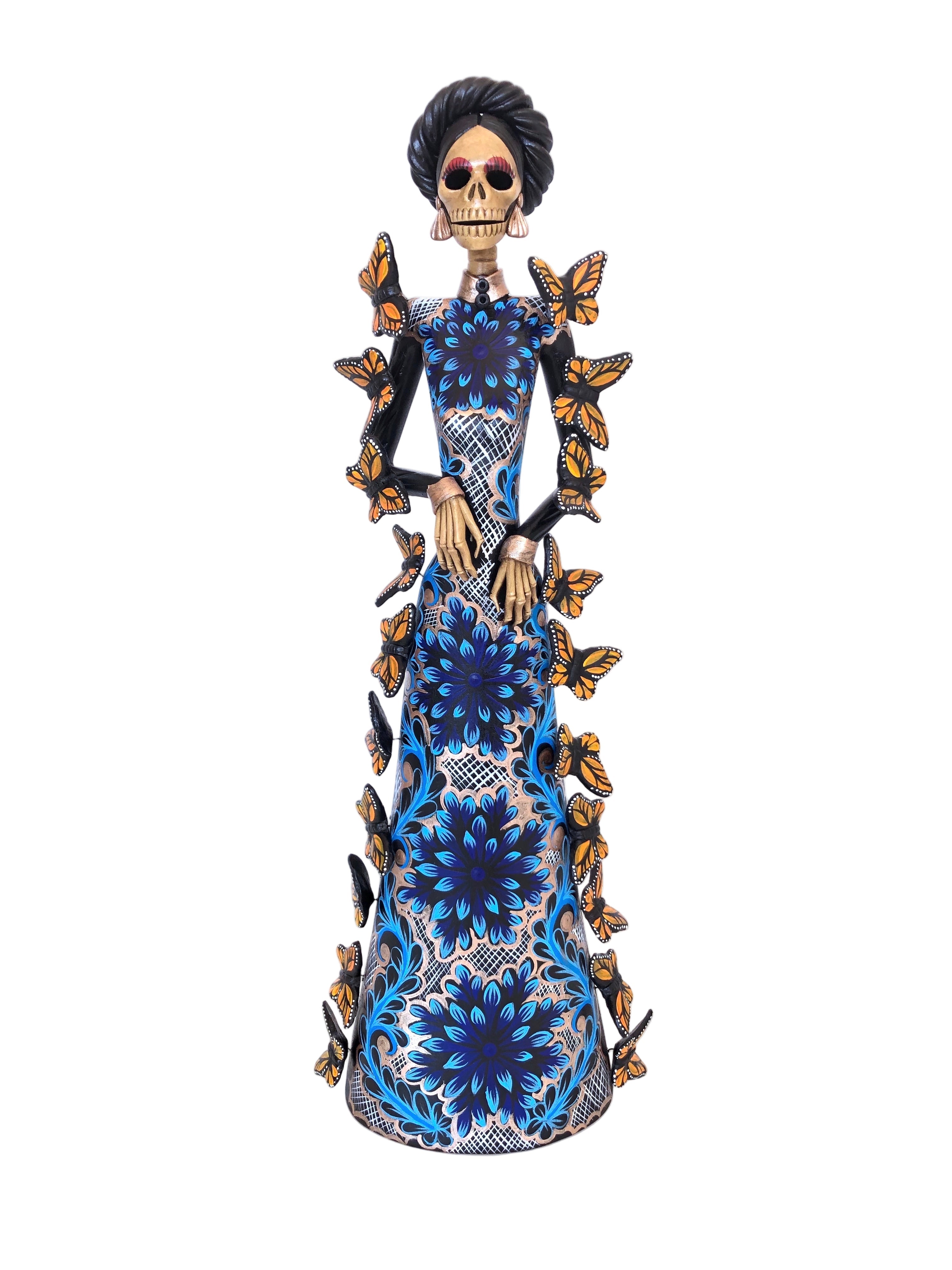Catrina monarca Blue - 20 in. - in. Production Adan