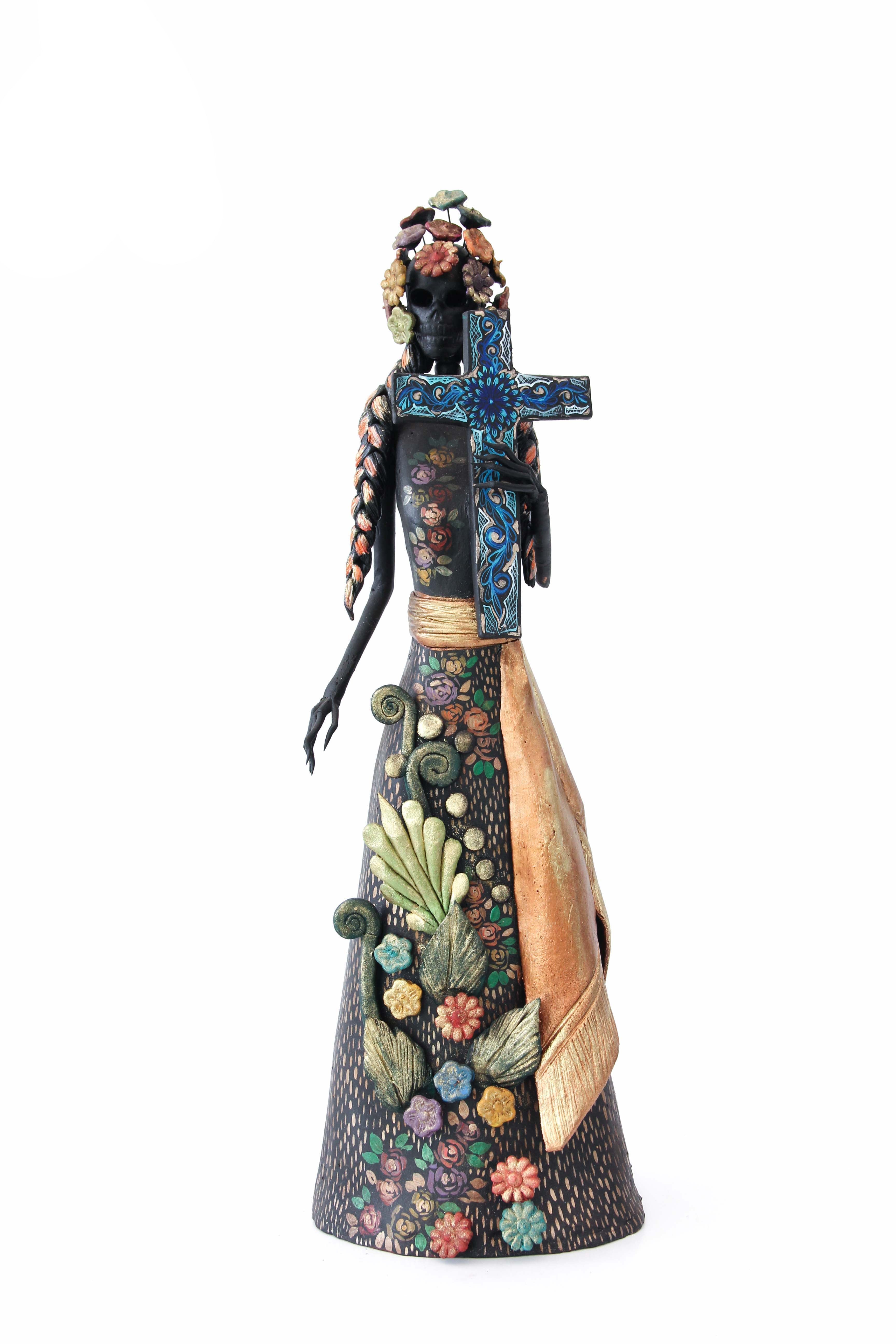 Catrina with la Cross - 20 in. - Made to Order Adan