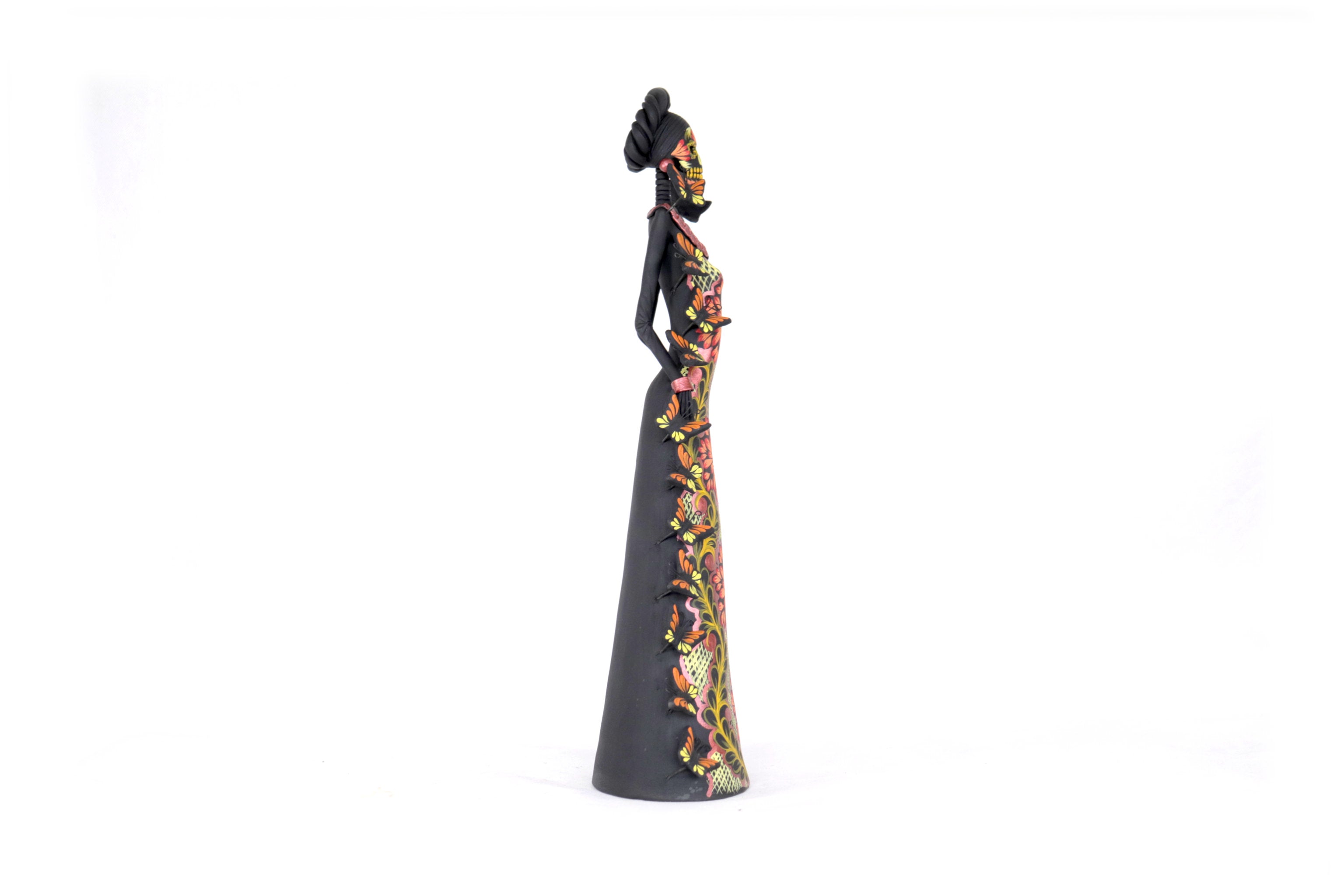 Catrinas hermanas of butterflies - Orange - 20 in. Adan