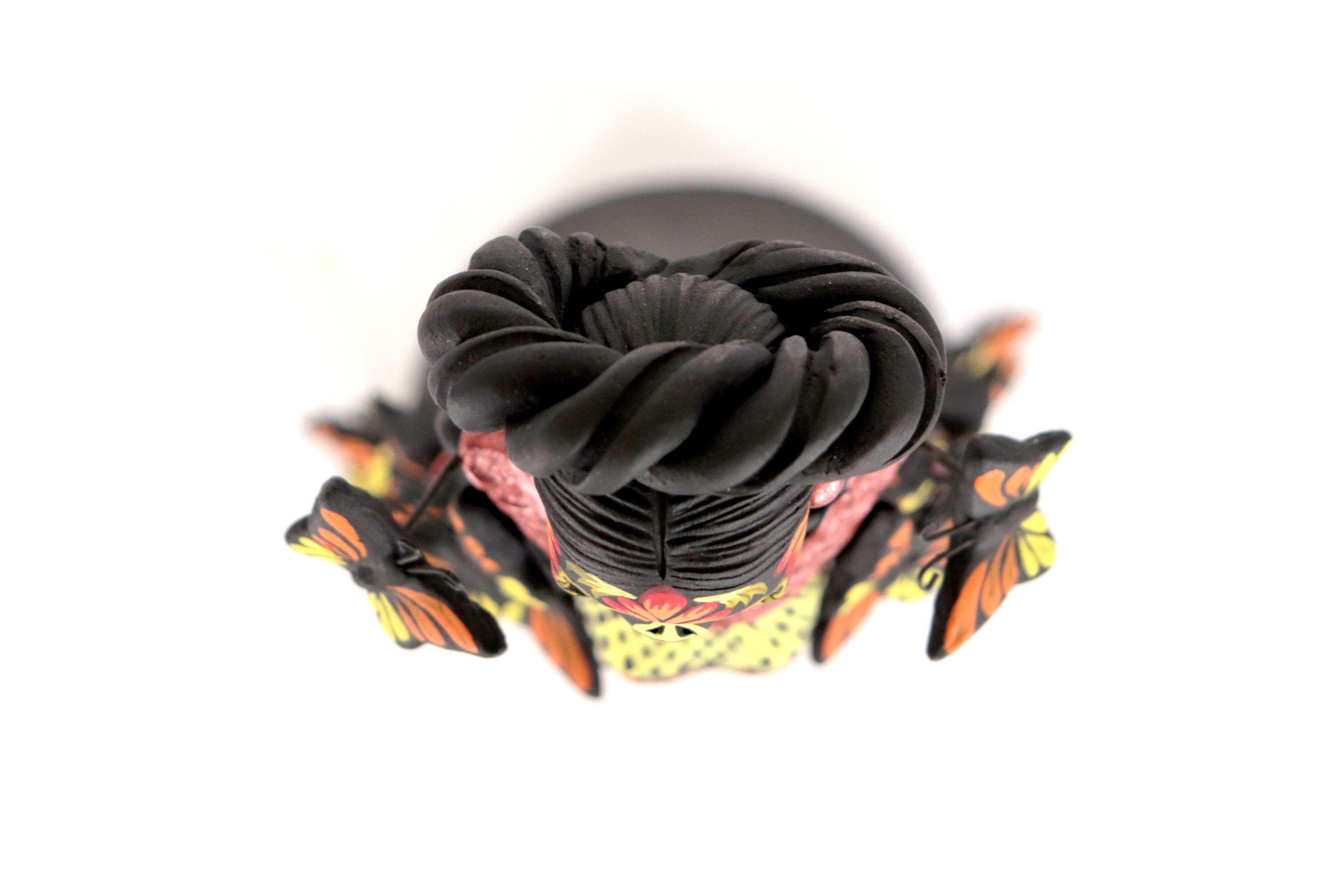 Catrinas hermanas of butterflies - Orange - 20 in. Adan