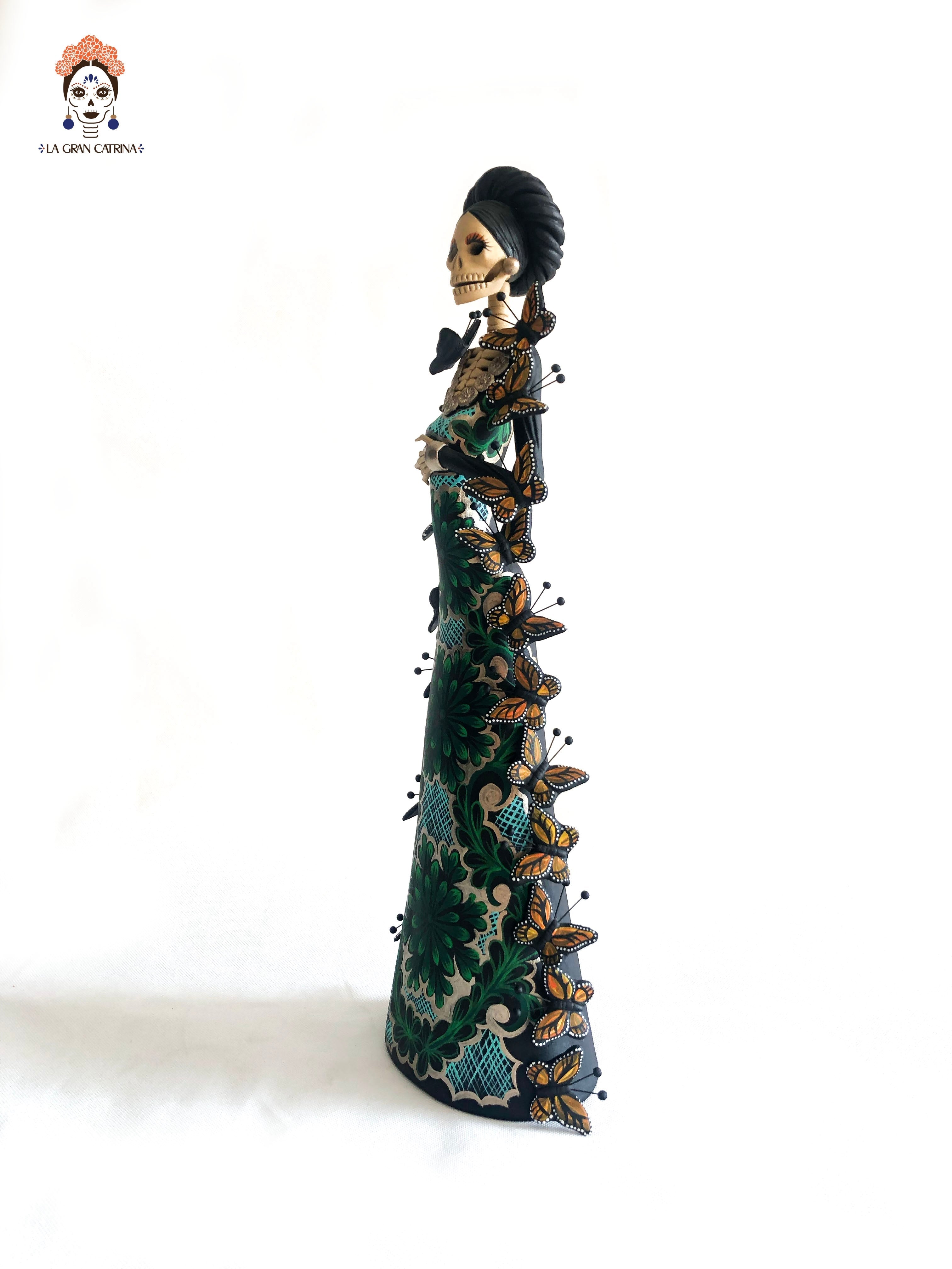 Catrina monarca Green - 20 in. - in. Production Adan