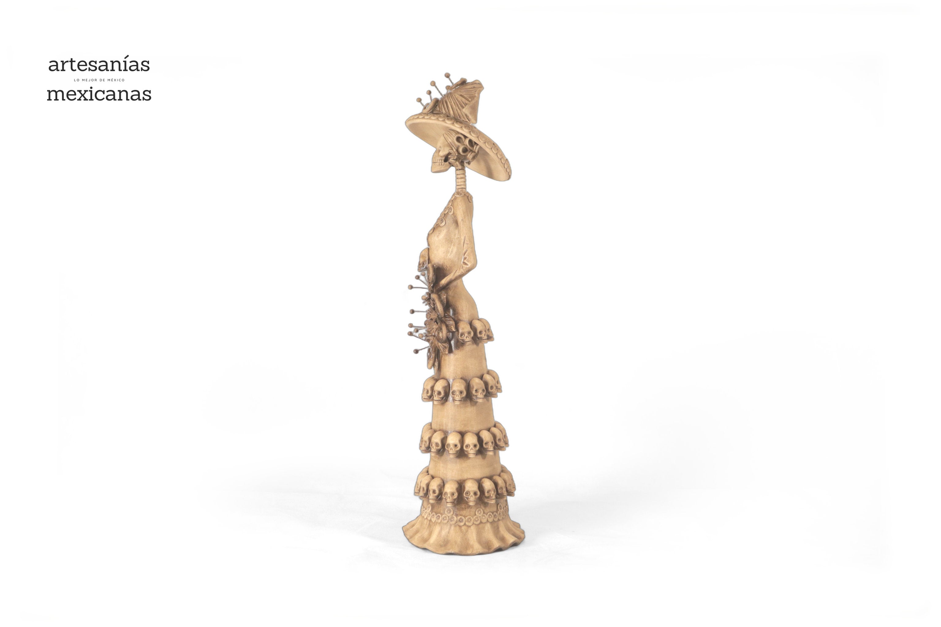 Catrina with Calaveritas Beige - 20 in. - in. Production Adan