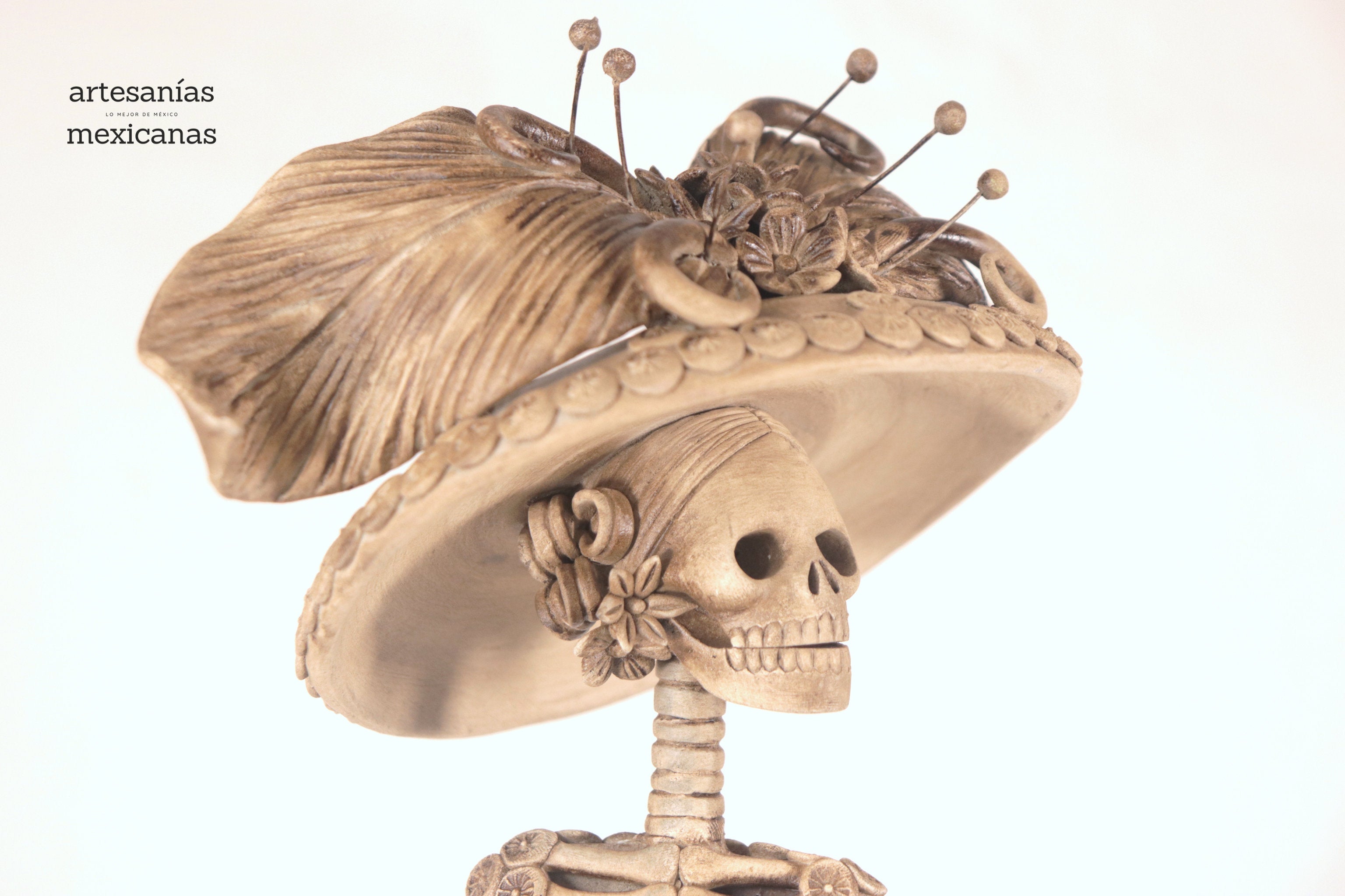 Catrina with Calaveritas Beige - 20 in. - in. Production Adan