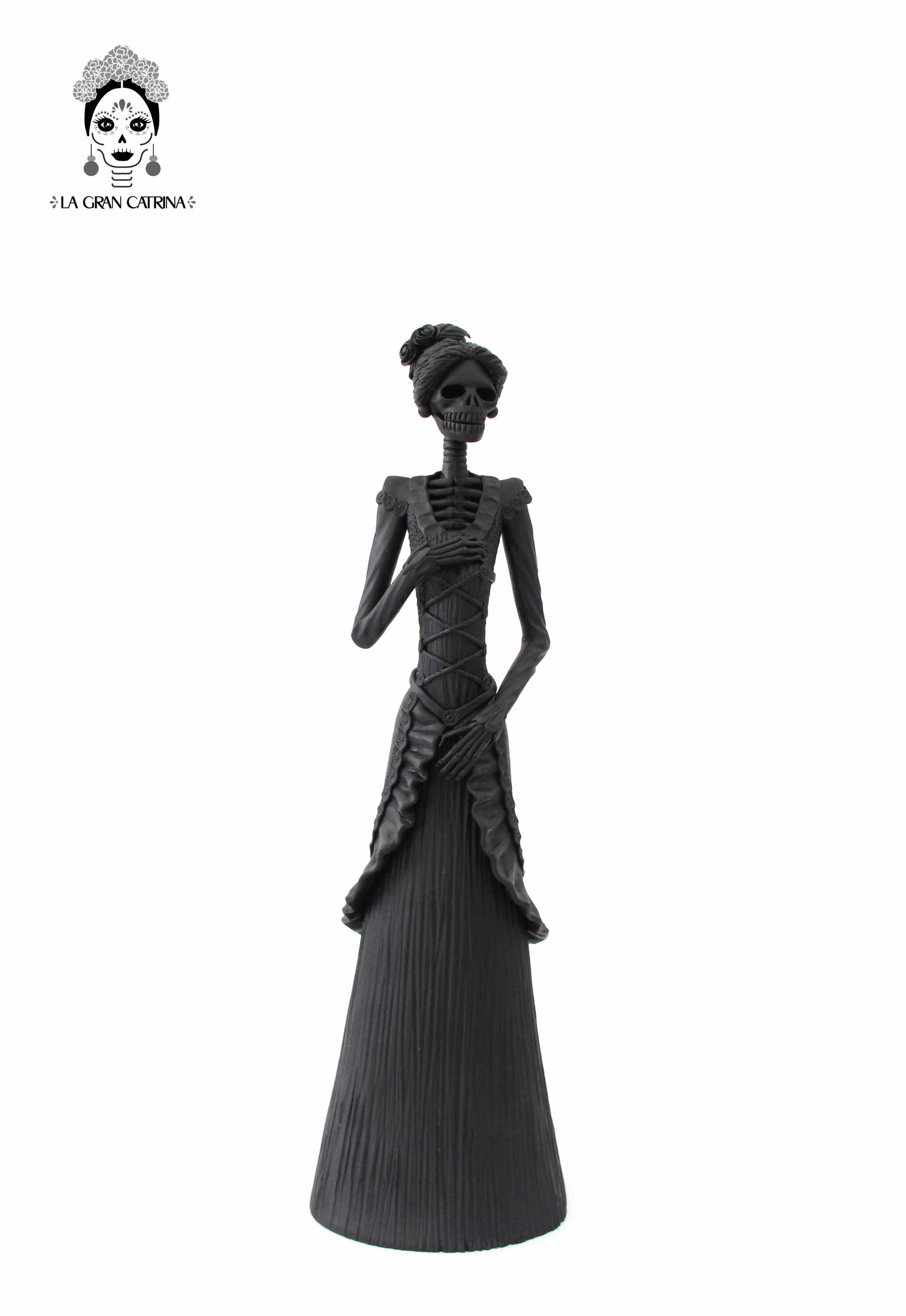 Catrina black siglo XVI - 20 in. - Made to Order Adan