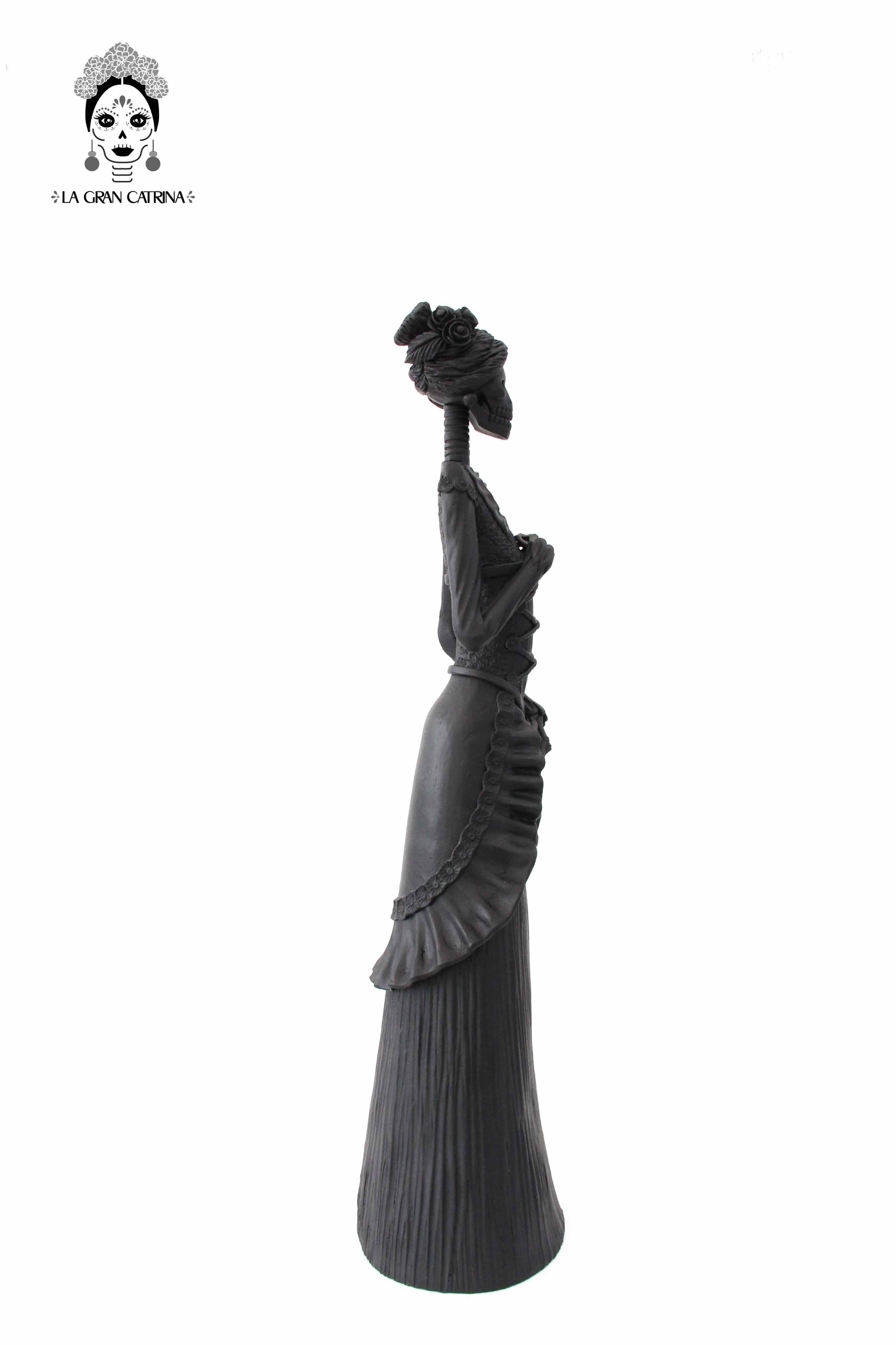 Catrina black siglo XVI - 20 in. - Made to Order Adan