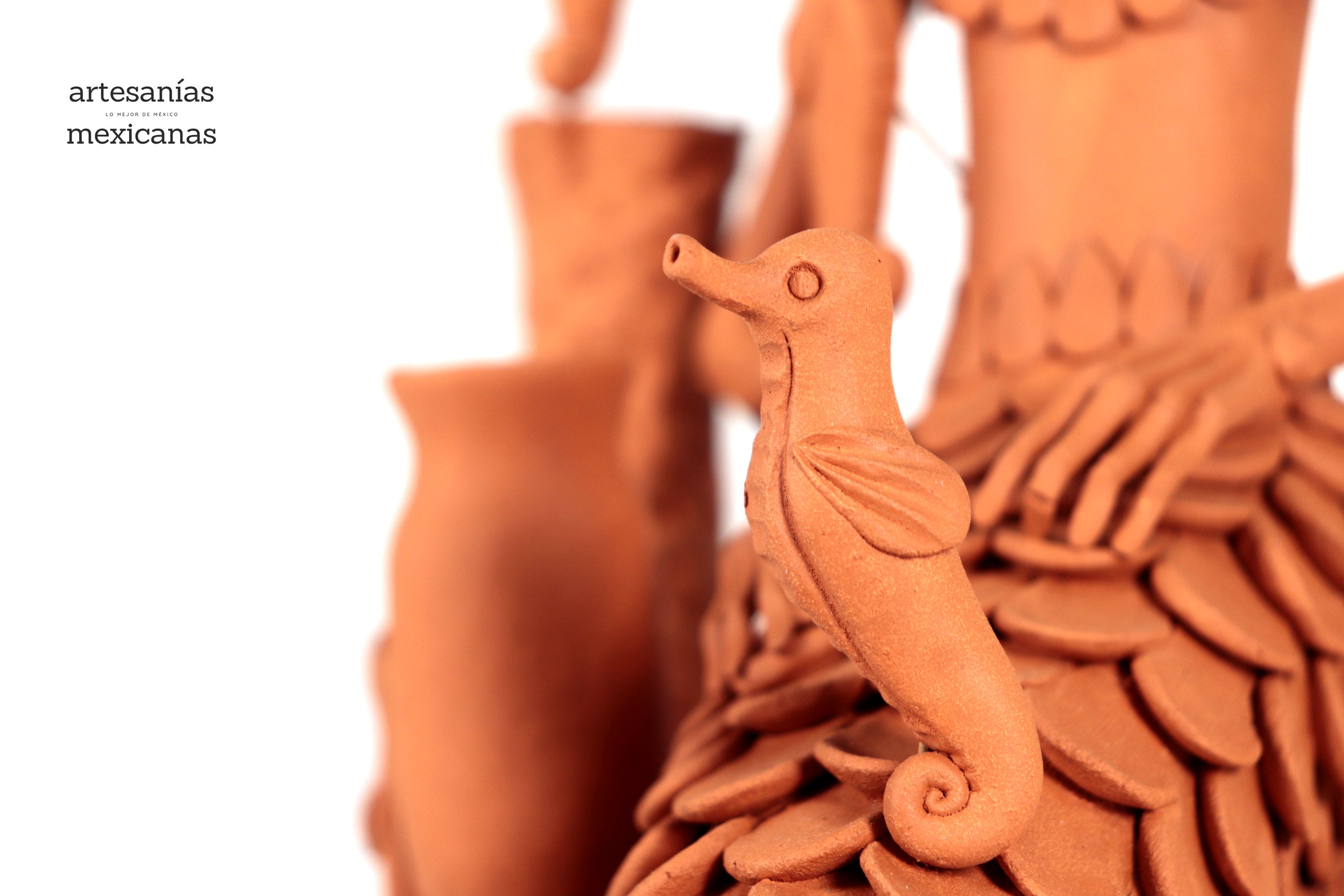 Catrina Sirena Clay - 12.2 in. Adan
