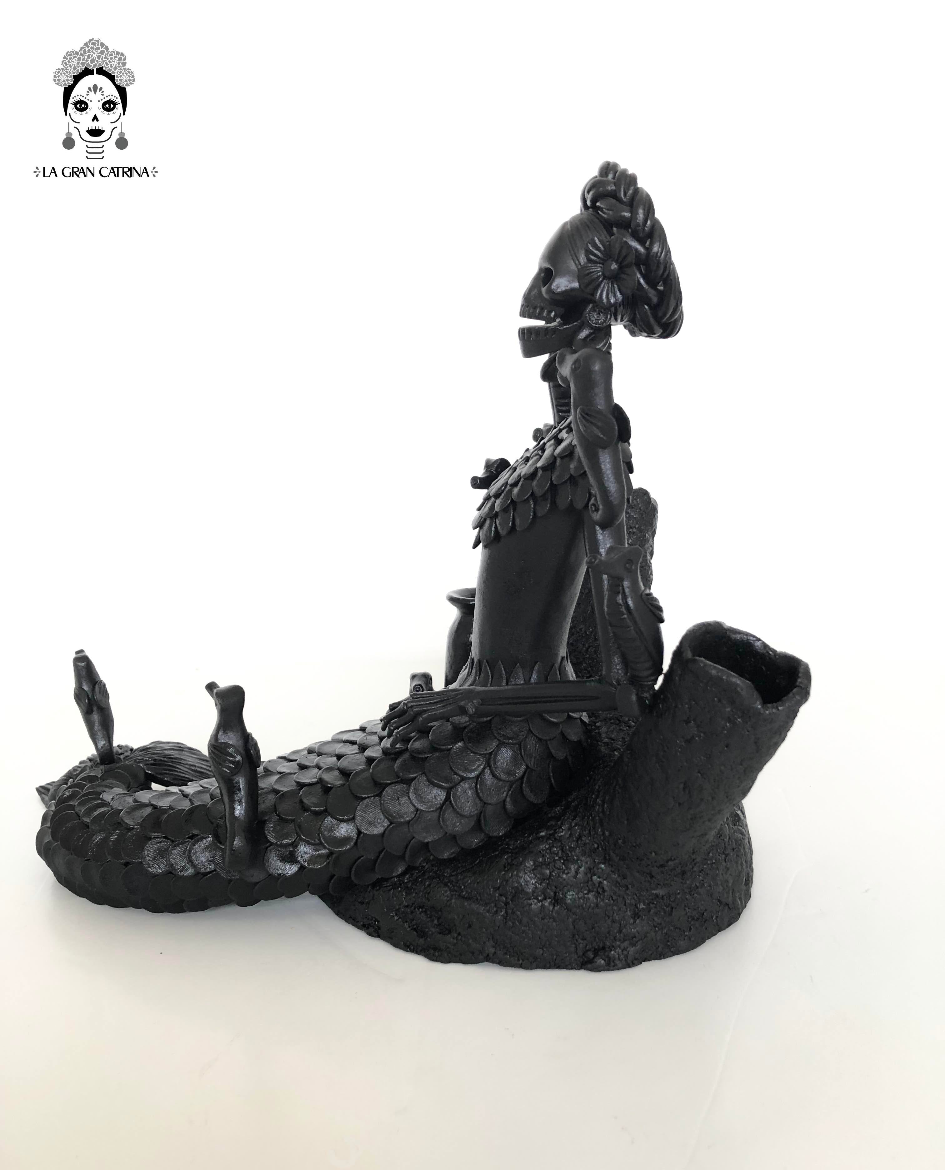 Catrina Sirena black - 12.2 in. Adan