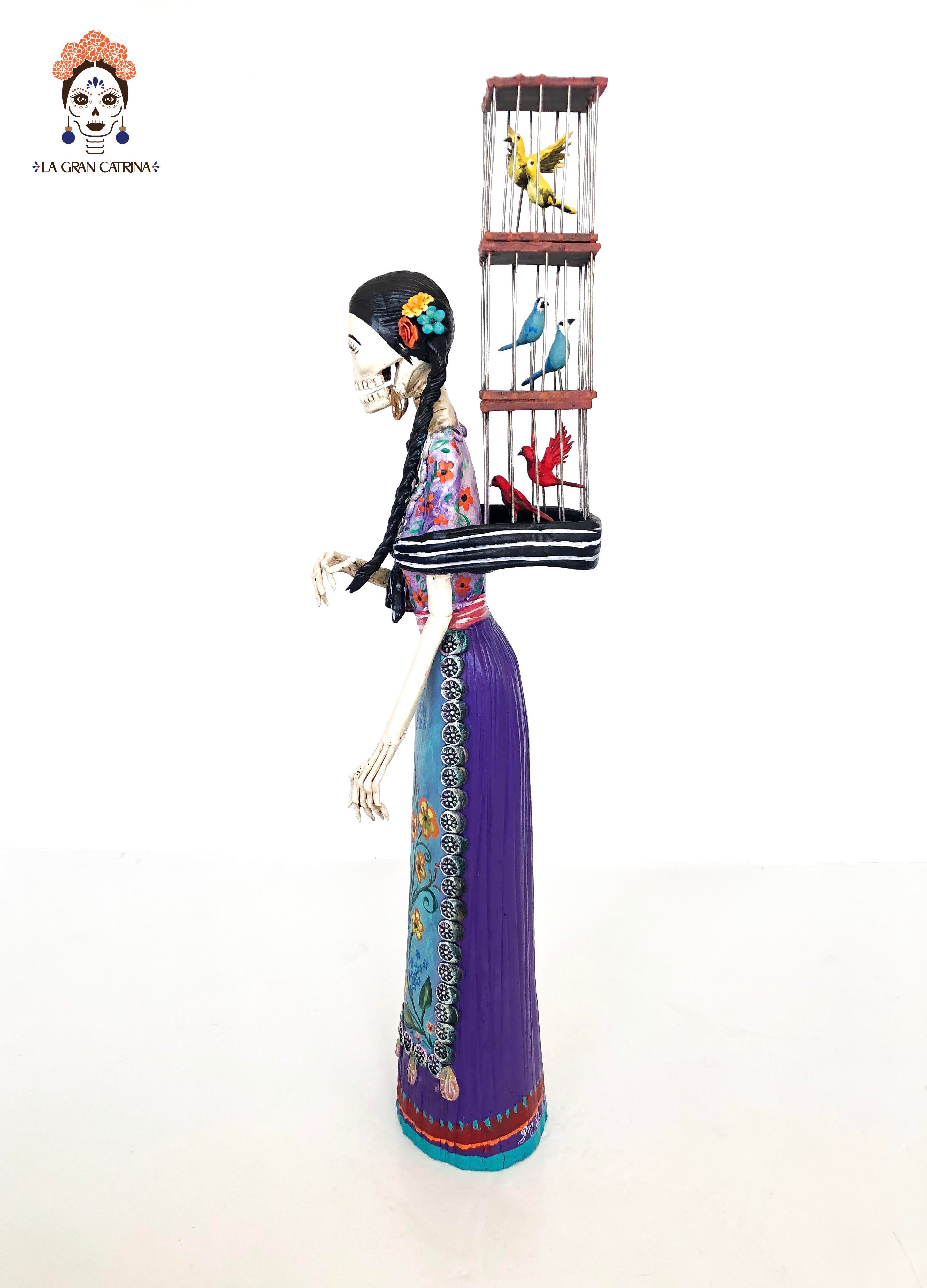 Catrina Pajarera and Catrín Gallero - 20 in. Miguel de la Cruz