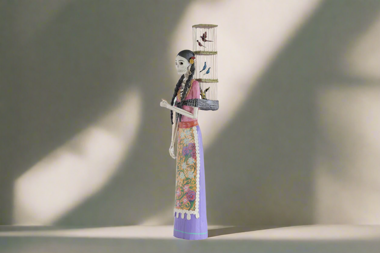 Catrina Pajarera - 21.6 in. Miguel de la Cruz