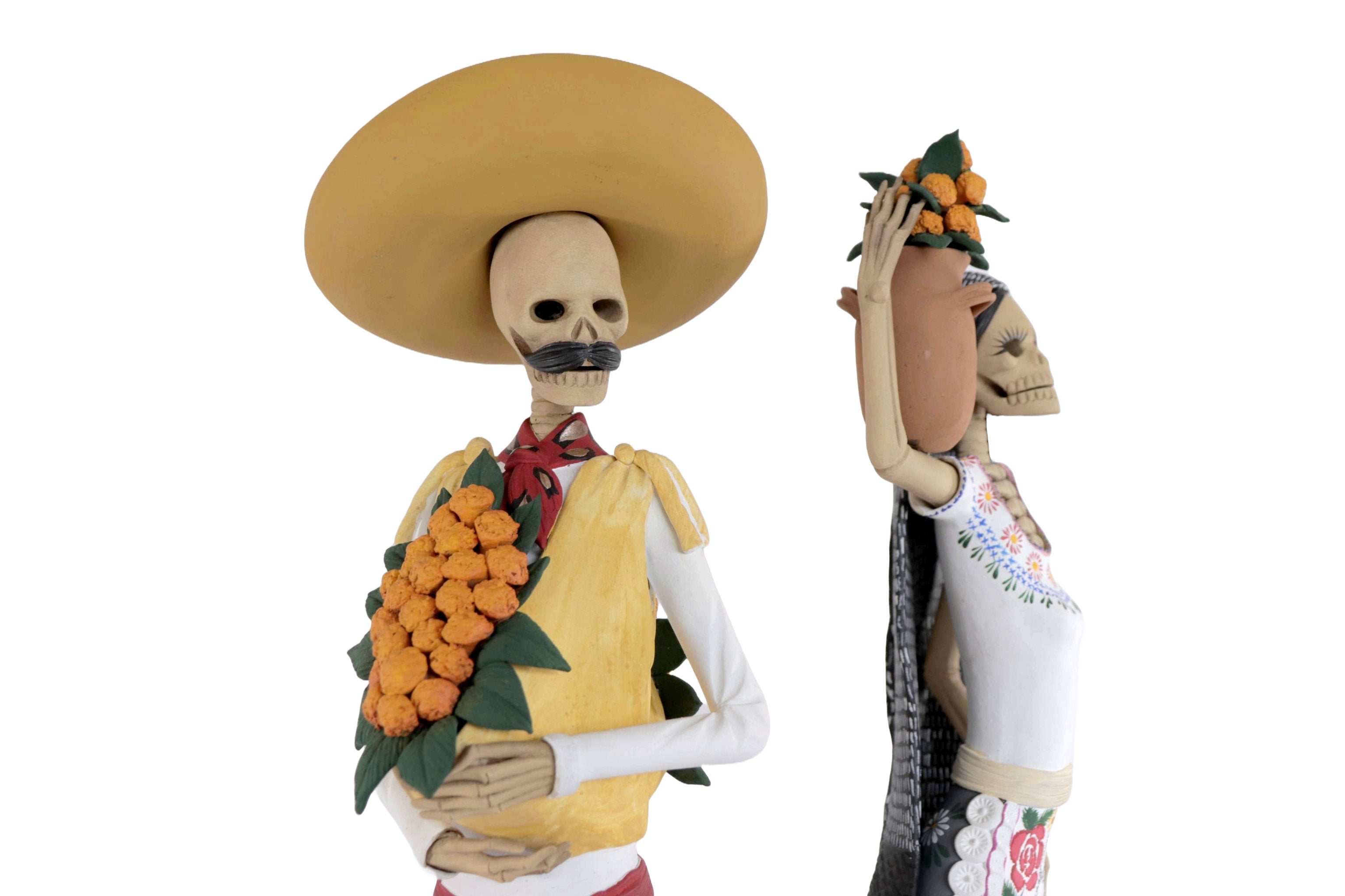 Pair of Catrines Marigolderos - 20 in. - Made to Order Adan