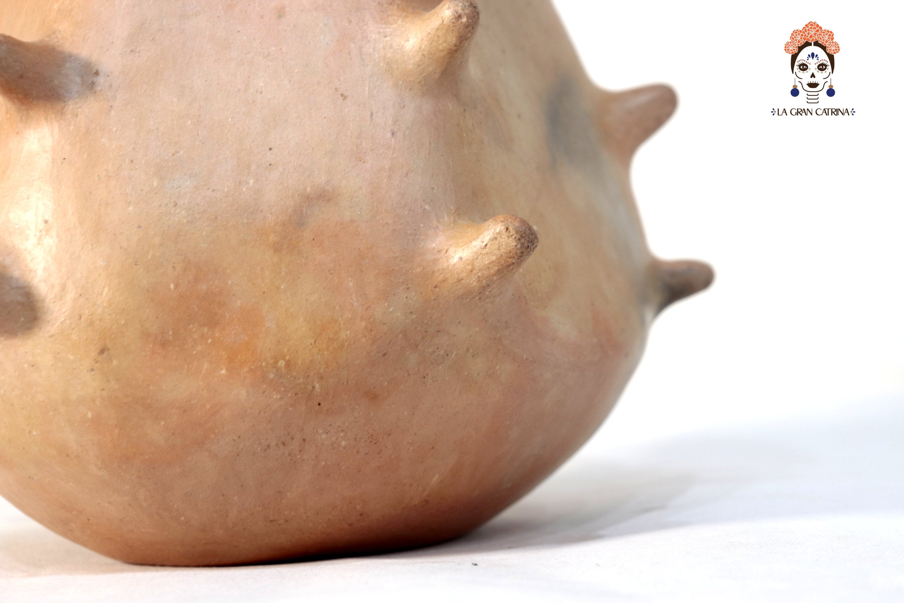 Vessel Ancestral Mixe with Spikes - 7.8 in. Silvia Mixe