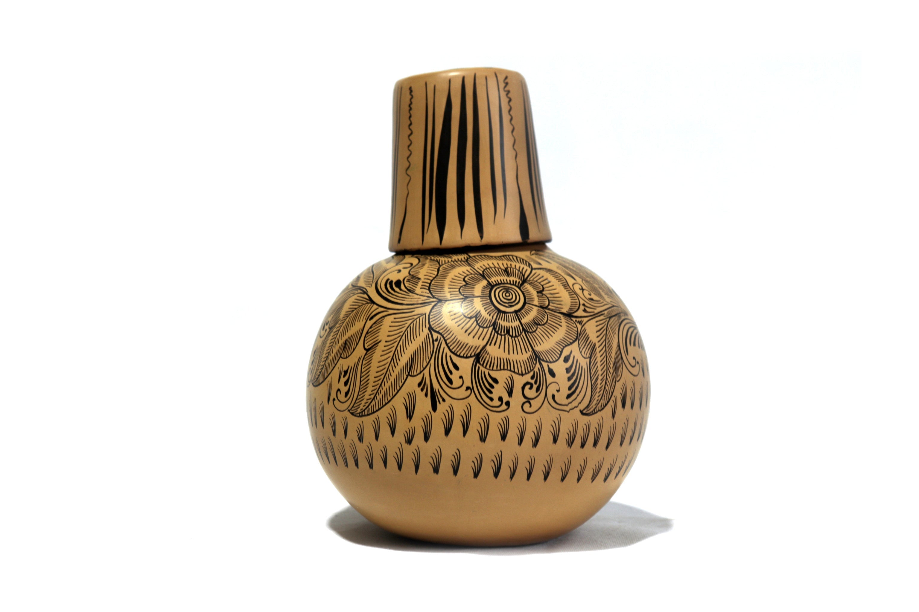 Cerámica yellow with vaso - Huancito - 9.1 in. - Made to Order Huancito