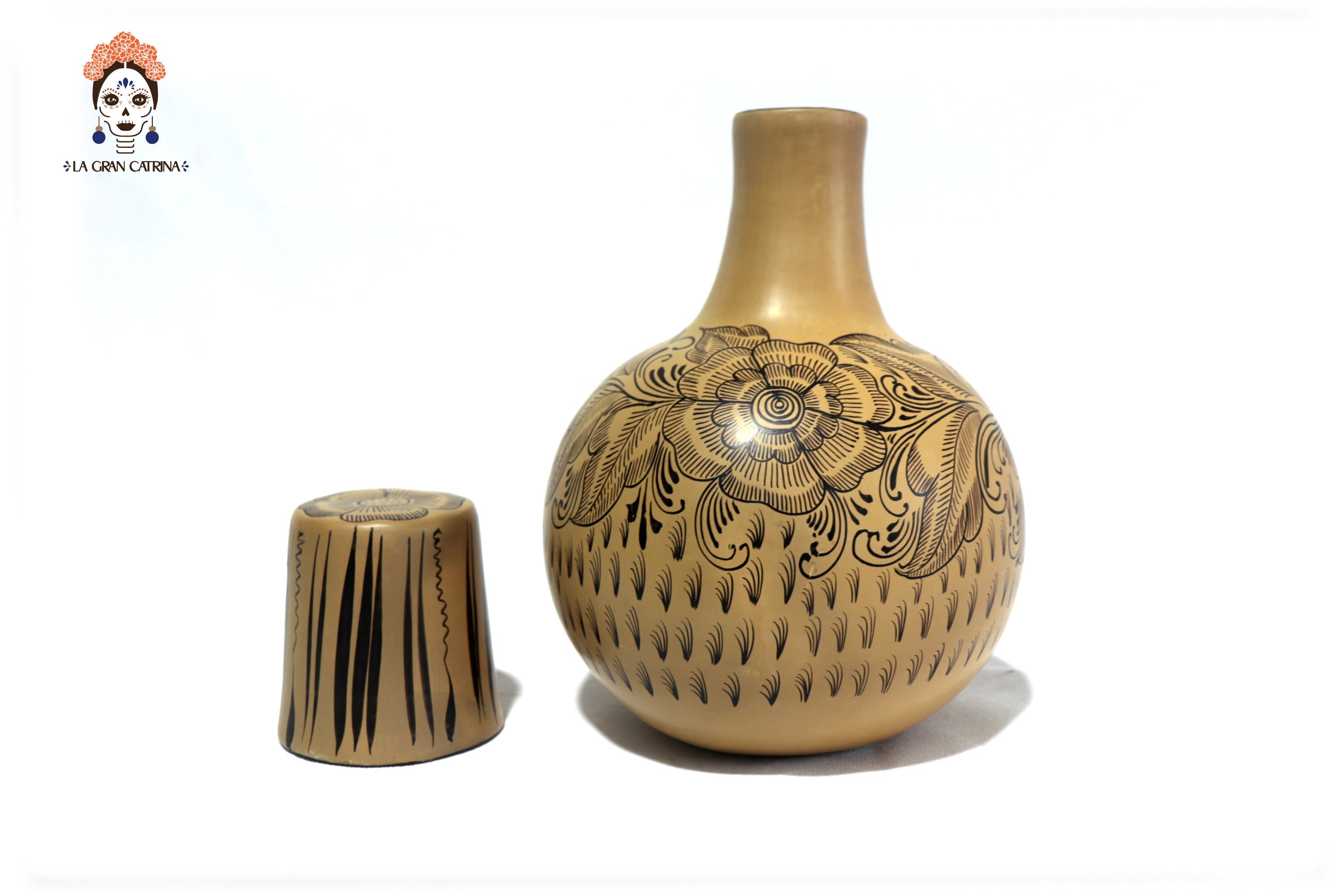 Cerámica yellow with vaso - Huancito - 9.1 in. - Made to Order Huancito