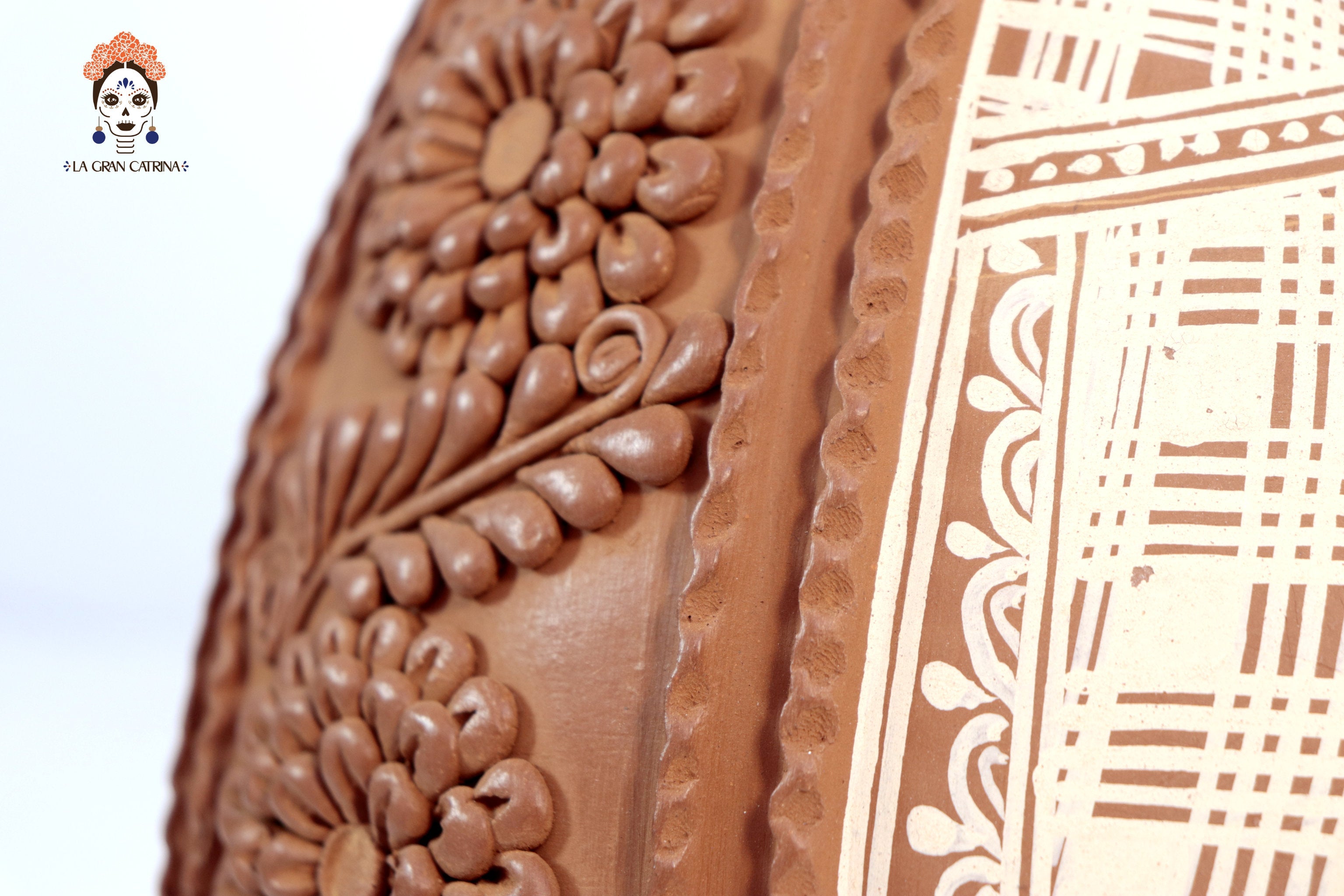 Vase Flower of Tierra Clay - Patamban - 11 in. Patamban