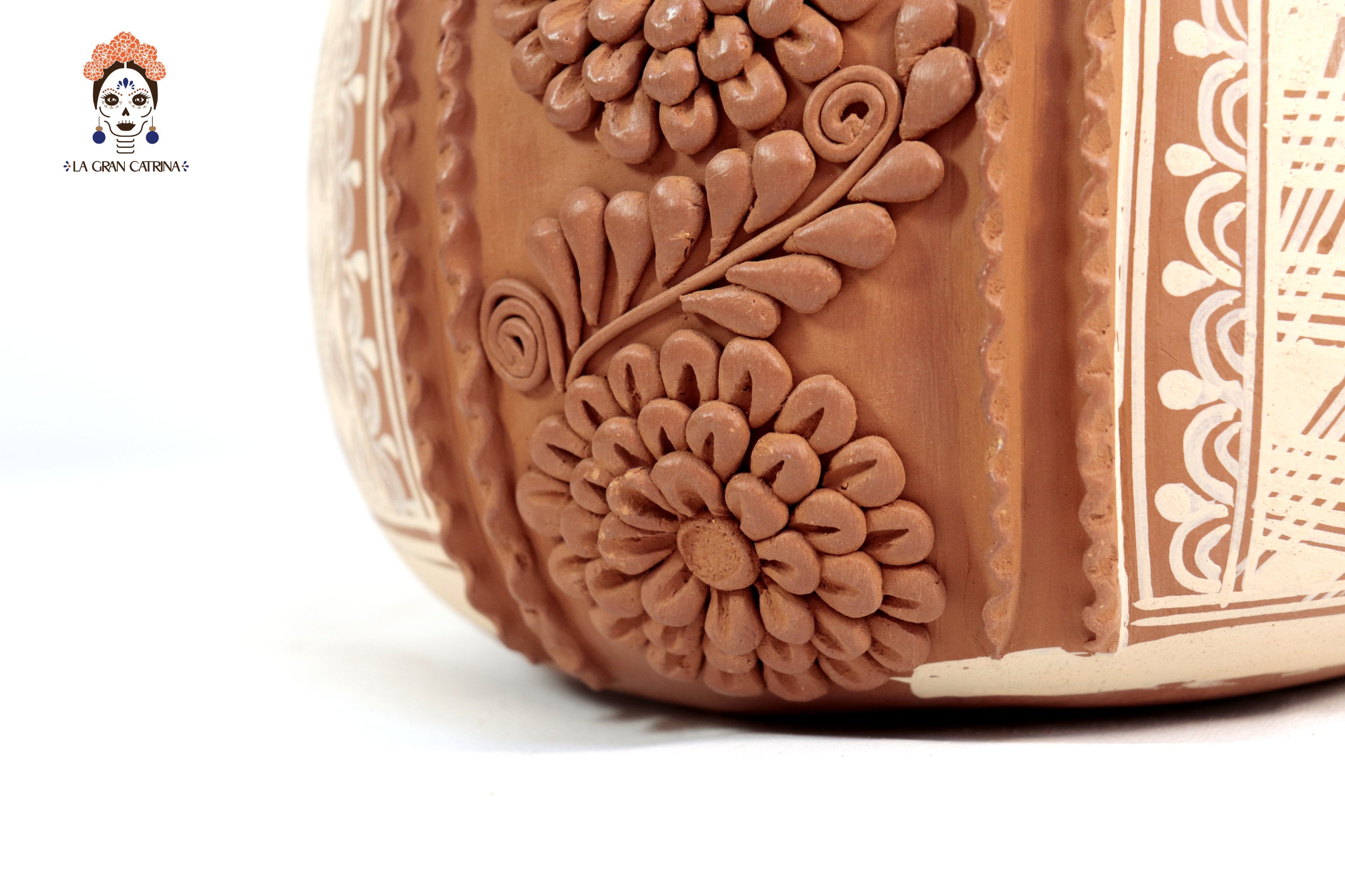 Vase Flower of Tierra Clay - Patamban - 11 in. Patamban