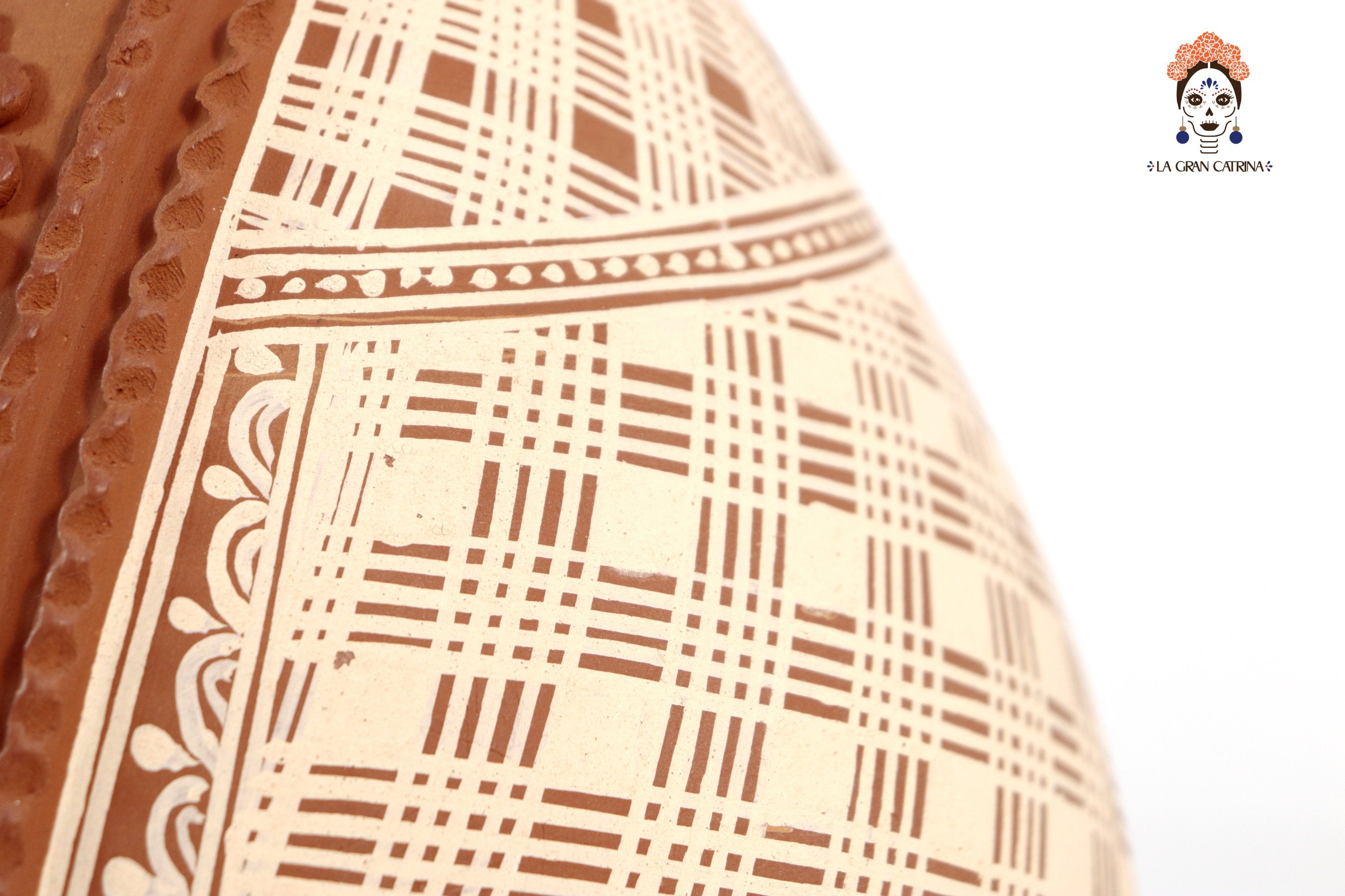 Vase Flower of Tierra Clay - Patamban - 11 in. Patamban