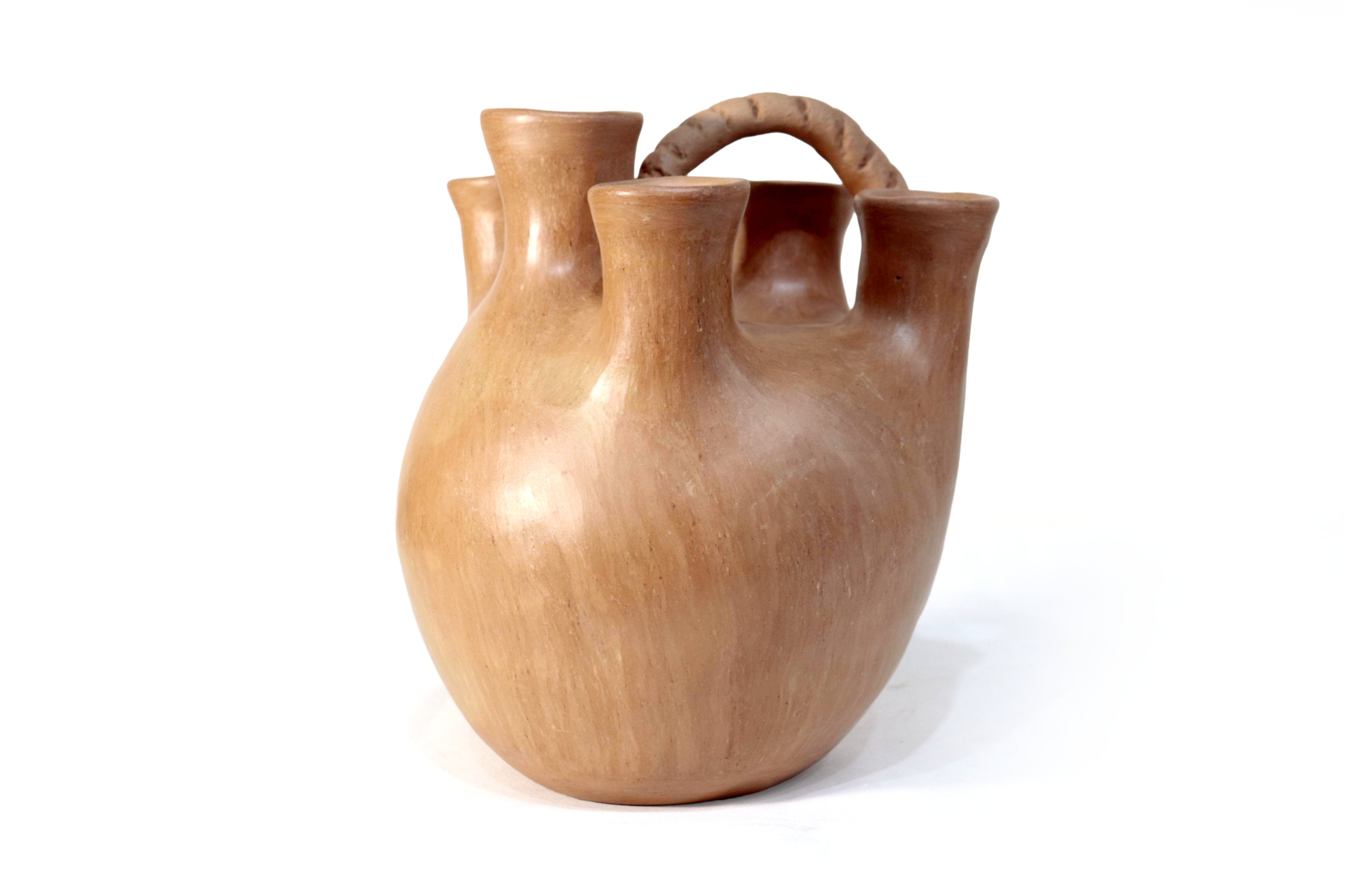 Vessel Ancestral Mixe Opossum Tail II - 6.6 in. Silvia Mixe