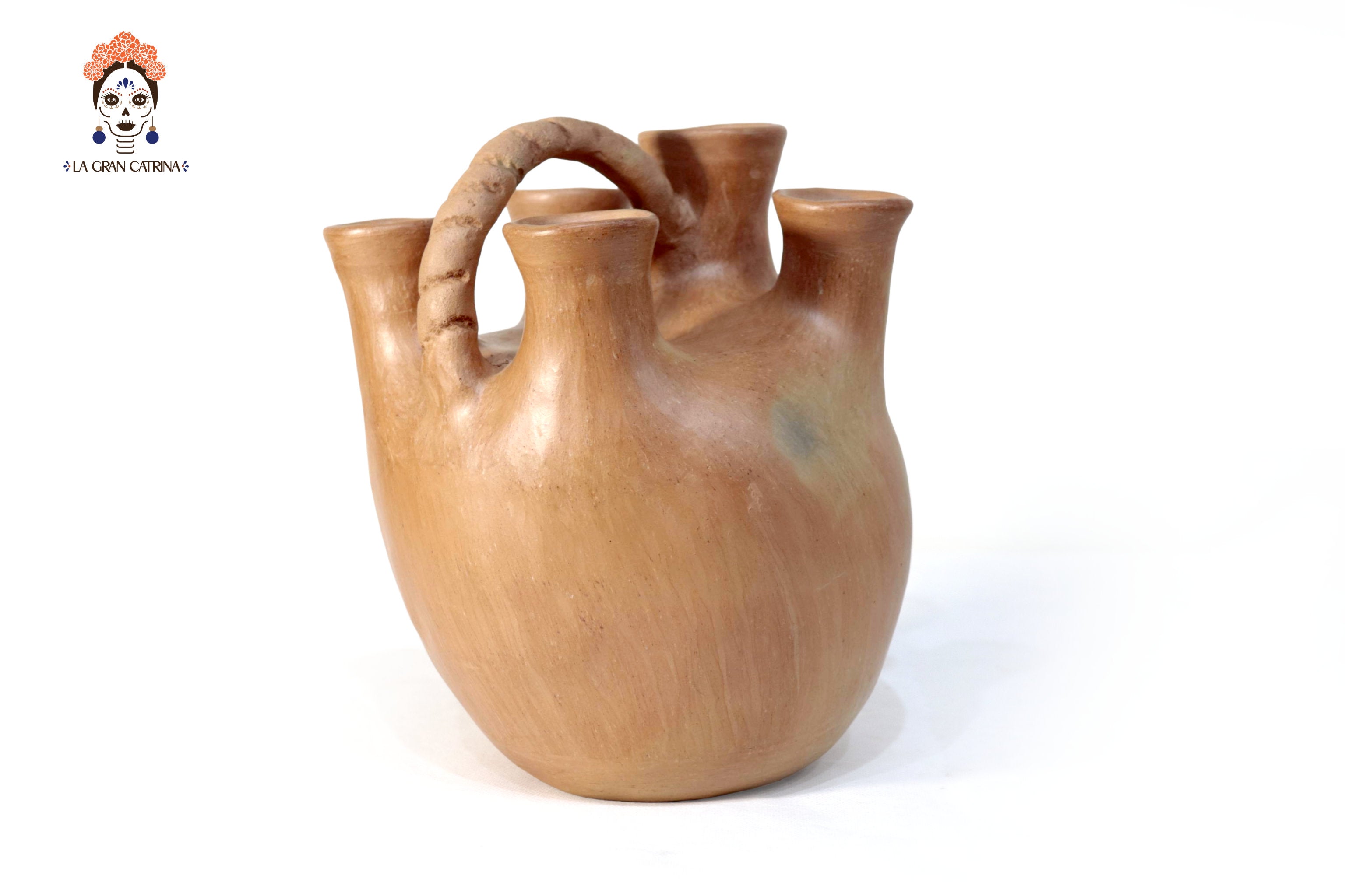 Vessel Ancestral Mixe Opossum Tail II - 6.6 in. Silvia Mixe