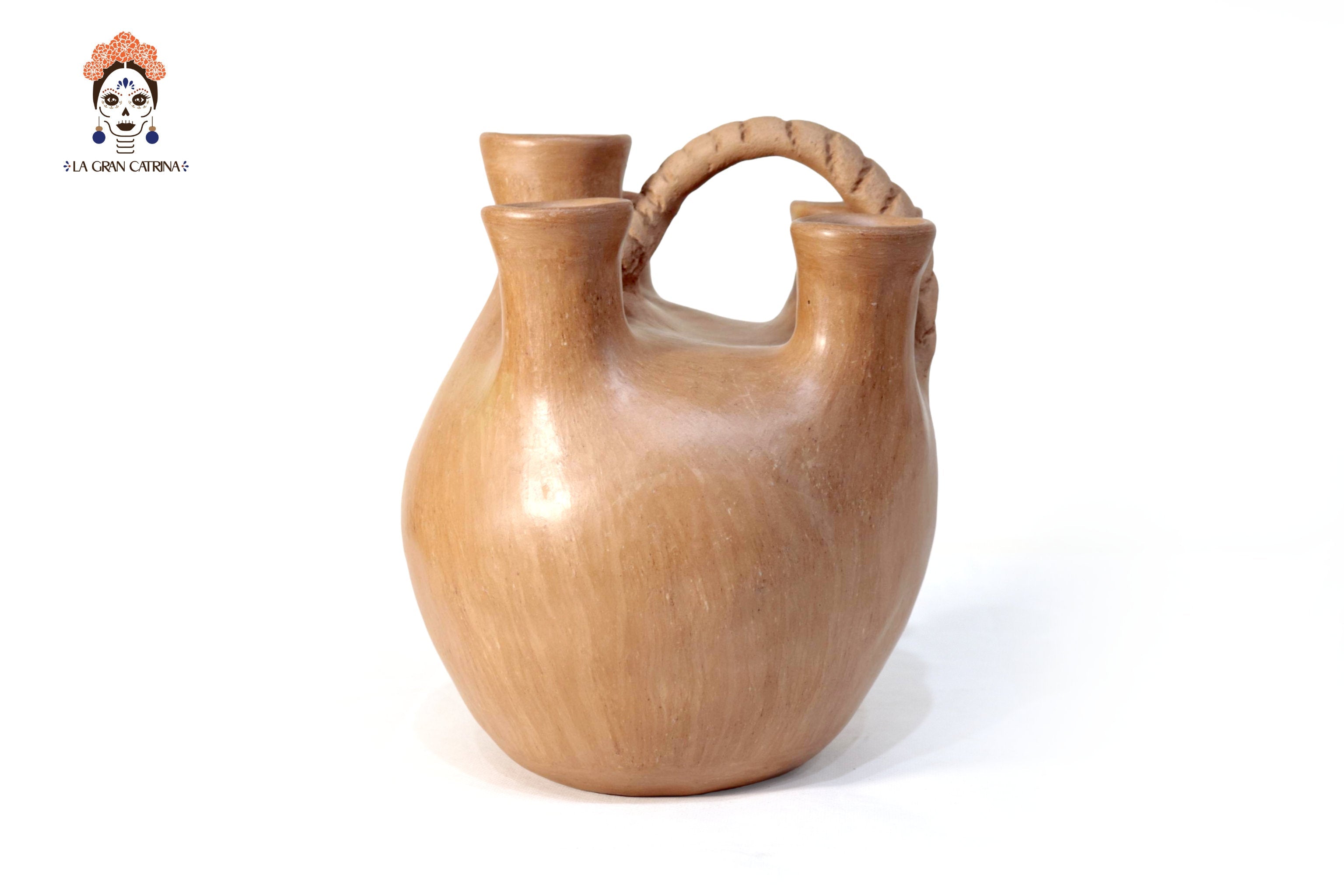 Vessel Ancestral Mixe Opossum Tail II - 6.6 in. Silvia Mixe