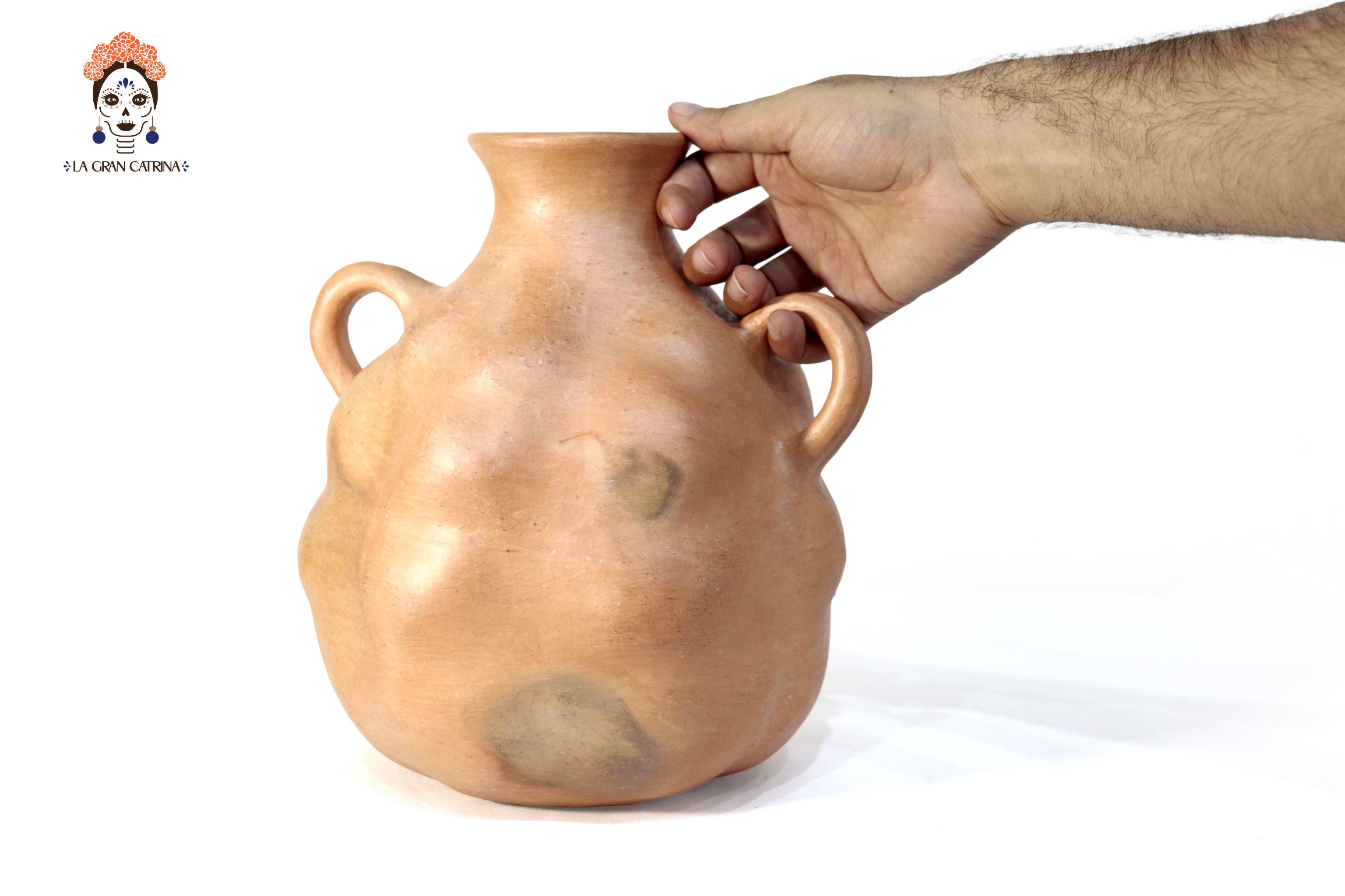 Vessel Ancestral Mixe rounded - 9.8 in. Silvia Mixe
