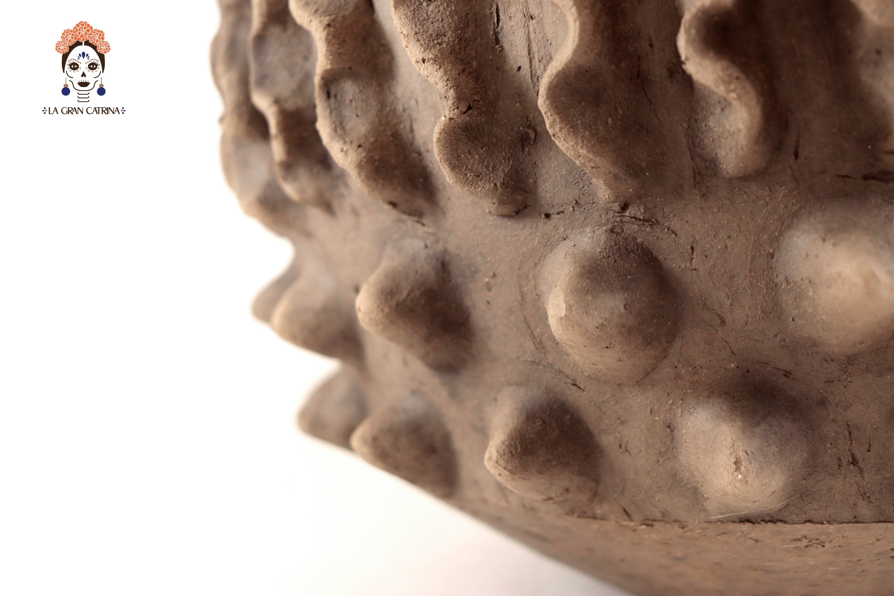 Vase Clay Textured - 11.8 in. Atzompa