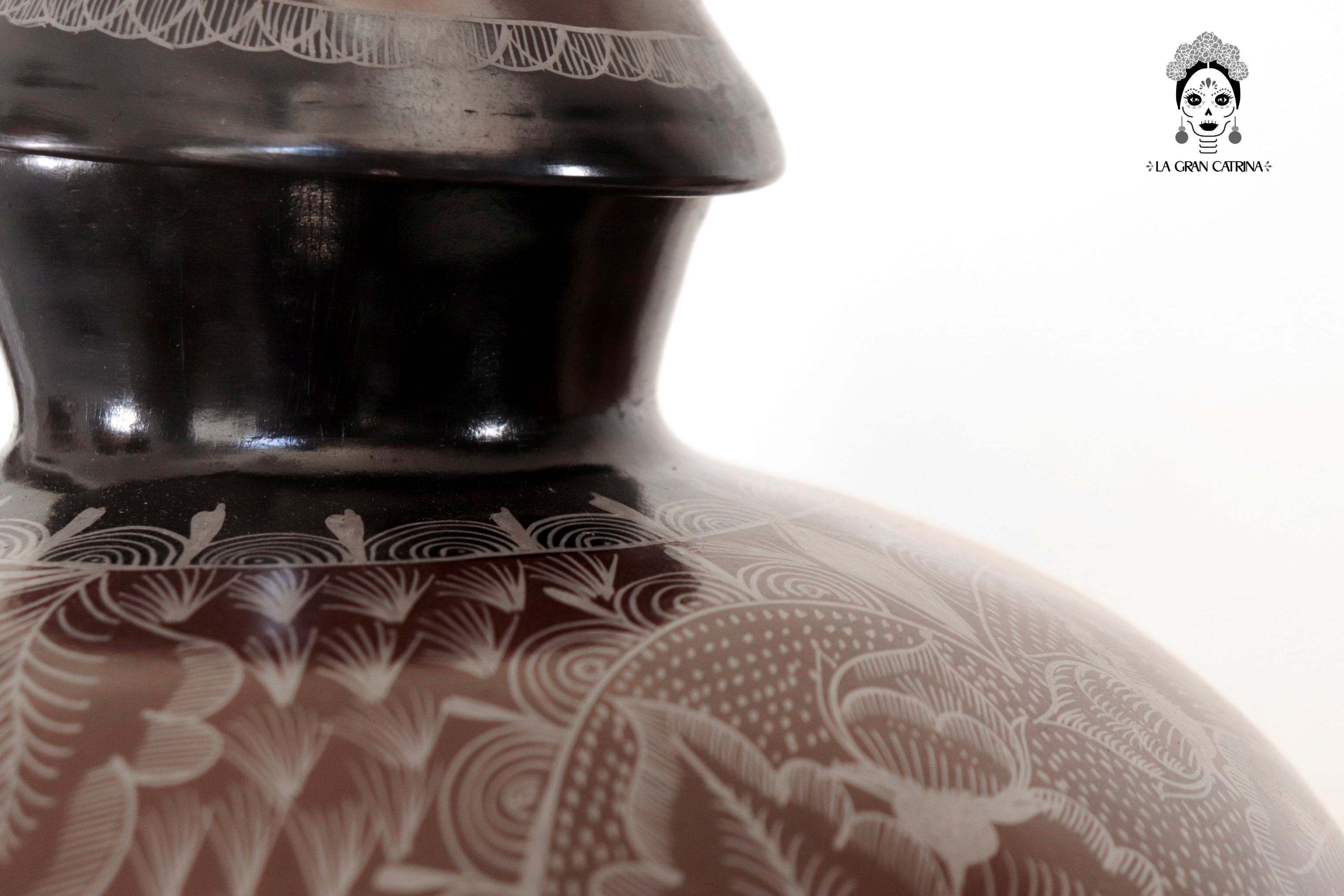 Vase of birds brown - Huancito - 14.9 in. Pablo Huancito