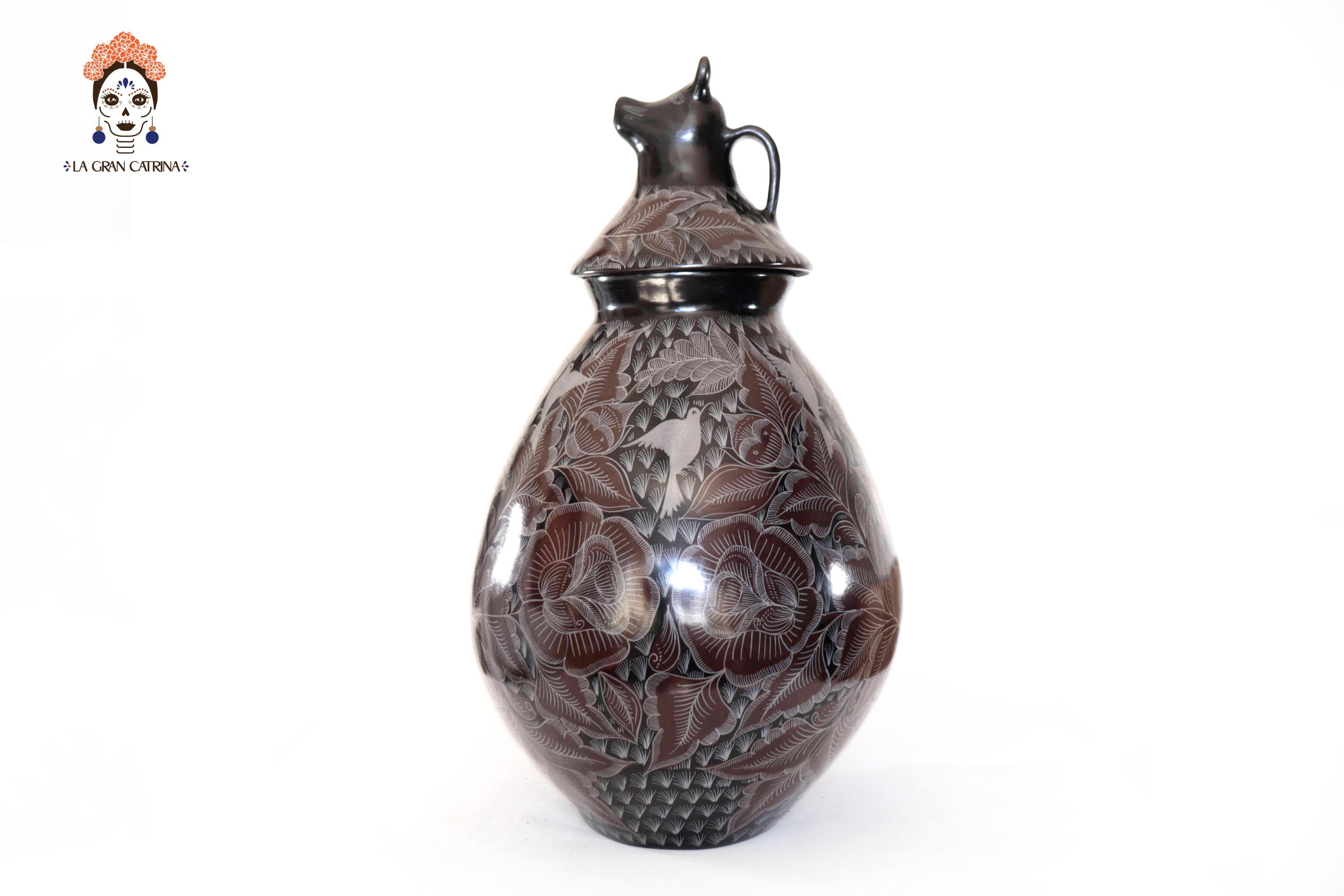 Vase Coyote - Huancito - 20.6 in. Pablo Huancito