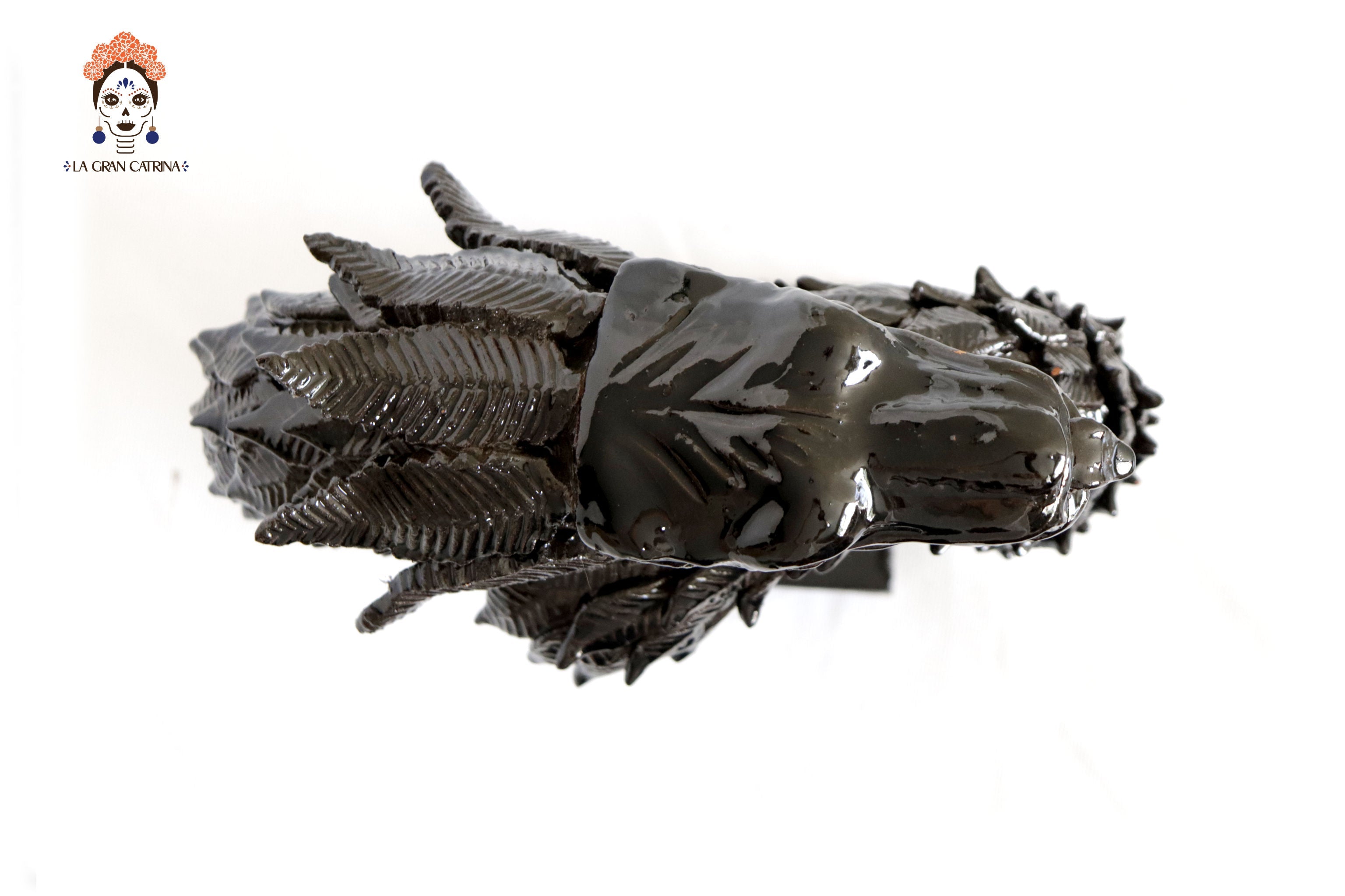 Quetzalcóatl black - Glazed Clay - 14 in. David Hdz SFL