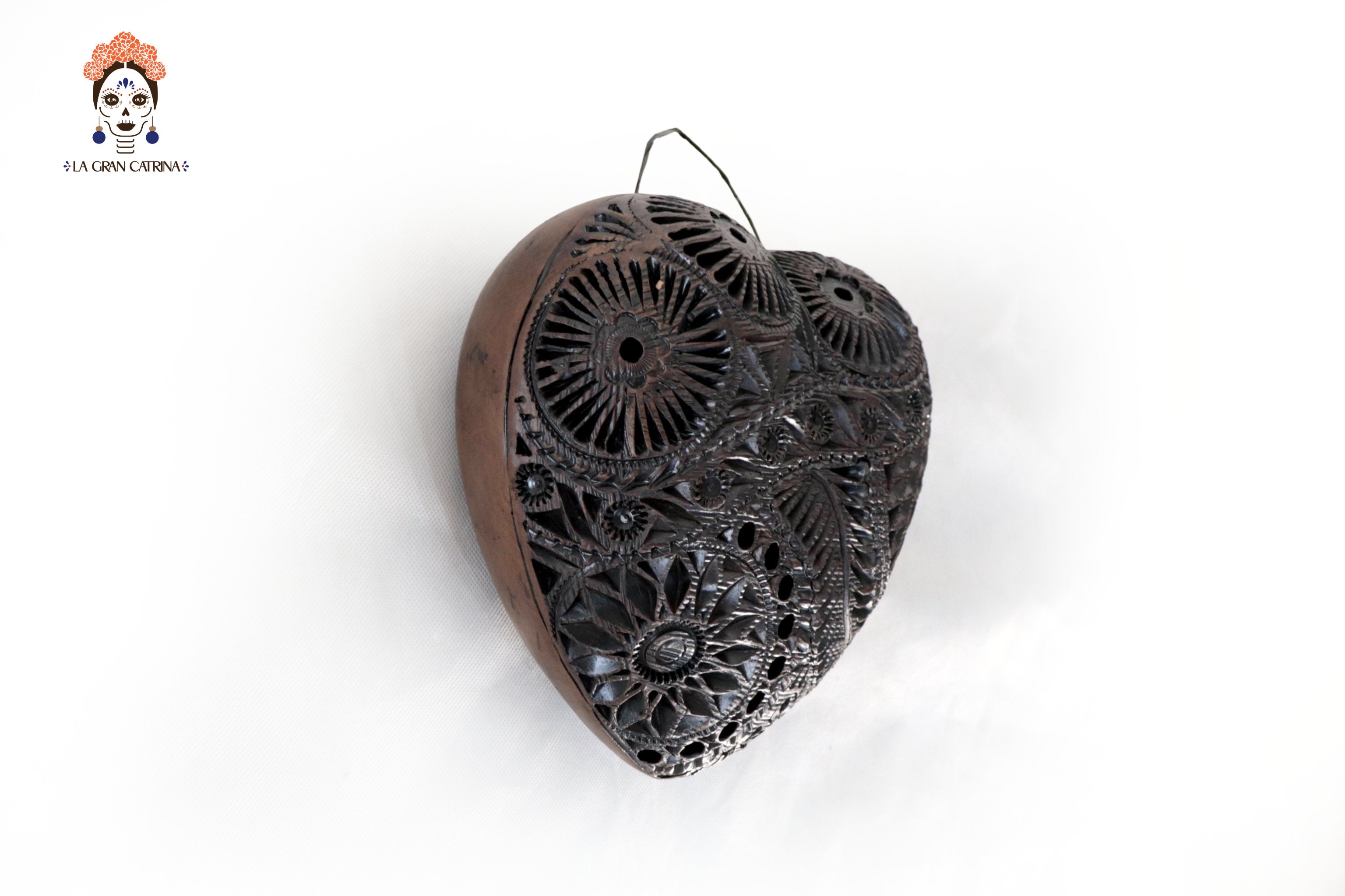 Black Clay Heart of Wall 7.8 in. - in. Production Tere Oax