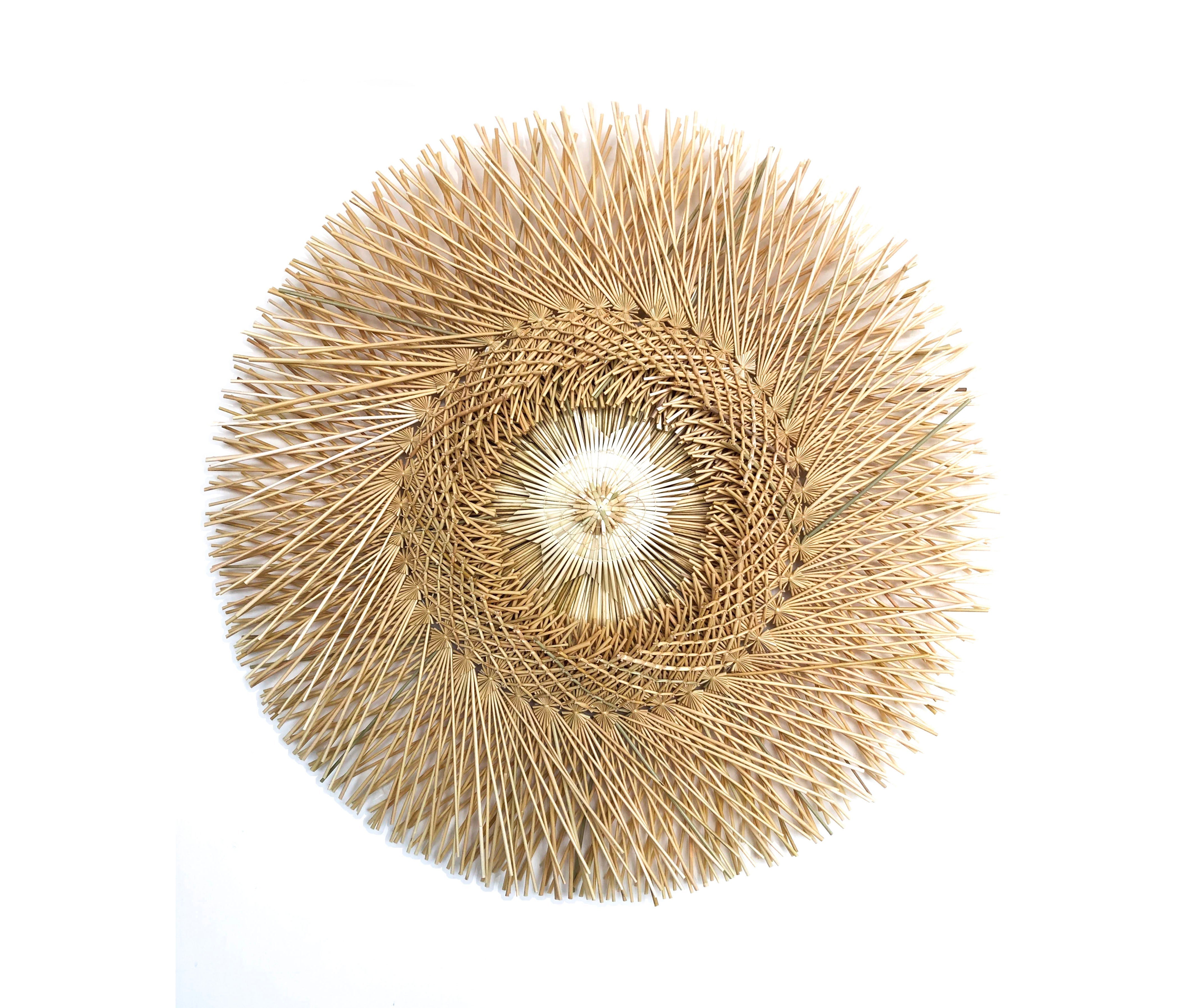 Wheat Straw Wall Circle - Estrella bardeada - 20 in. Panikua