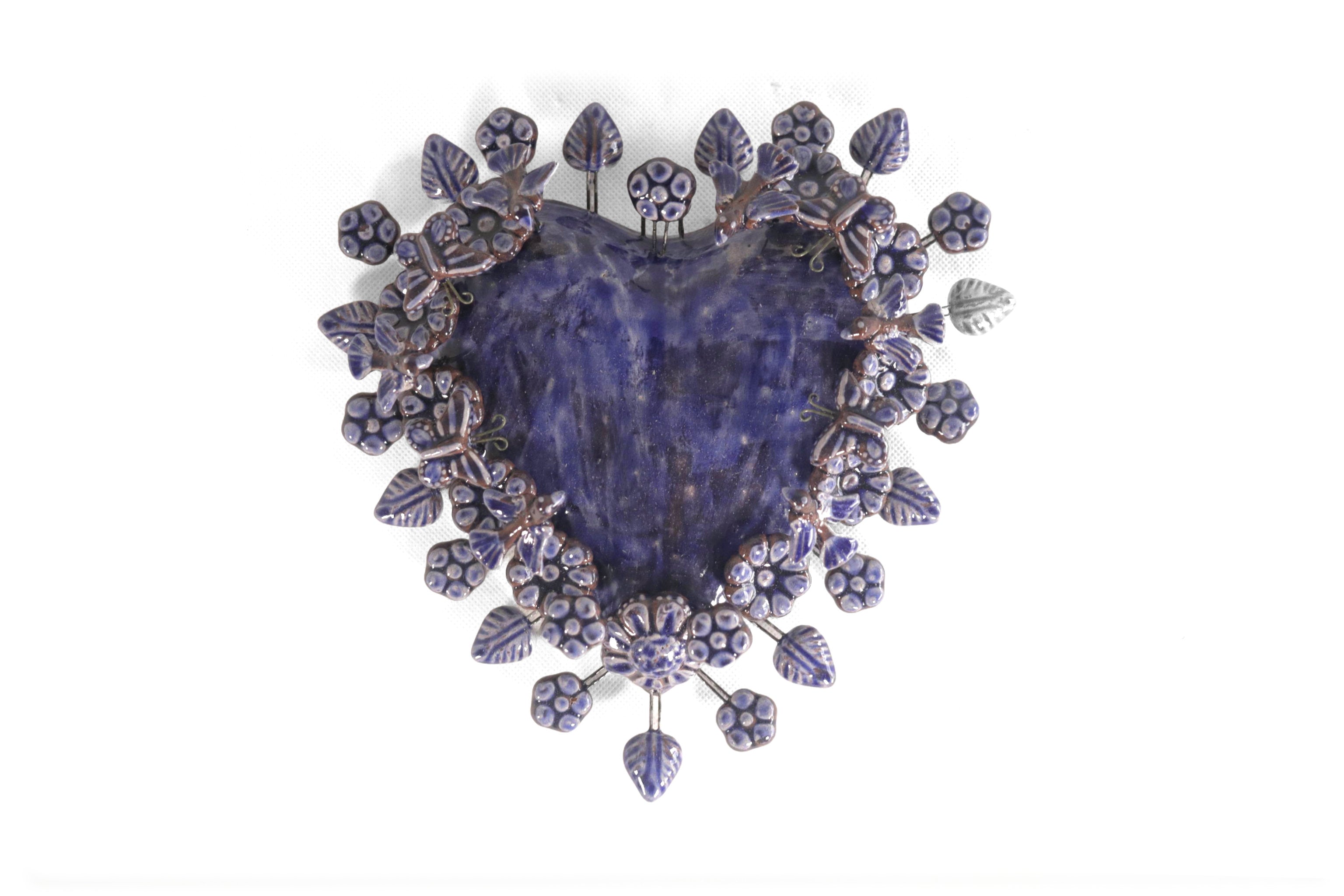 Heart Blue - 8.6 in. Montoya
