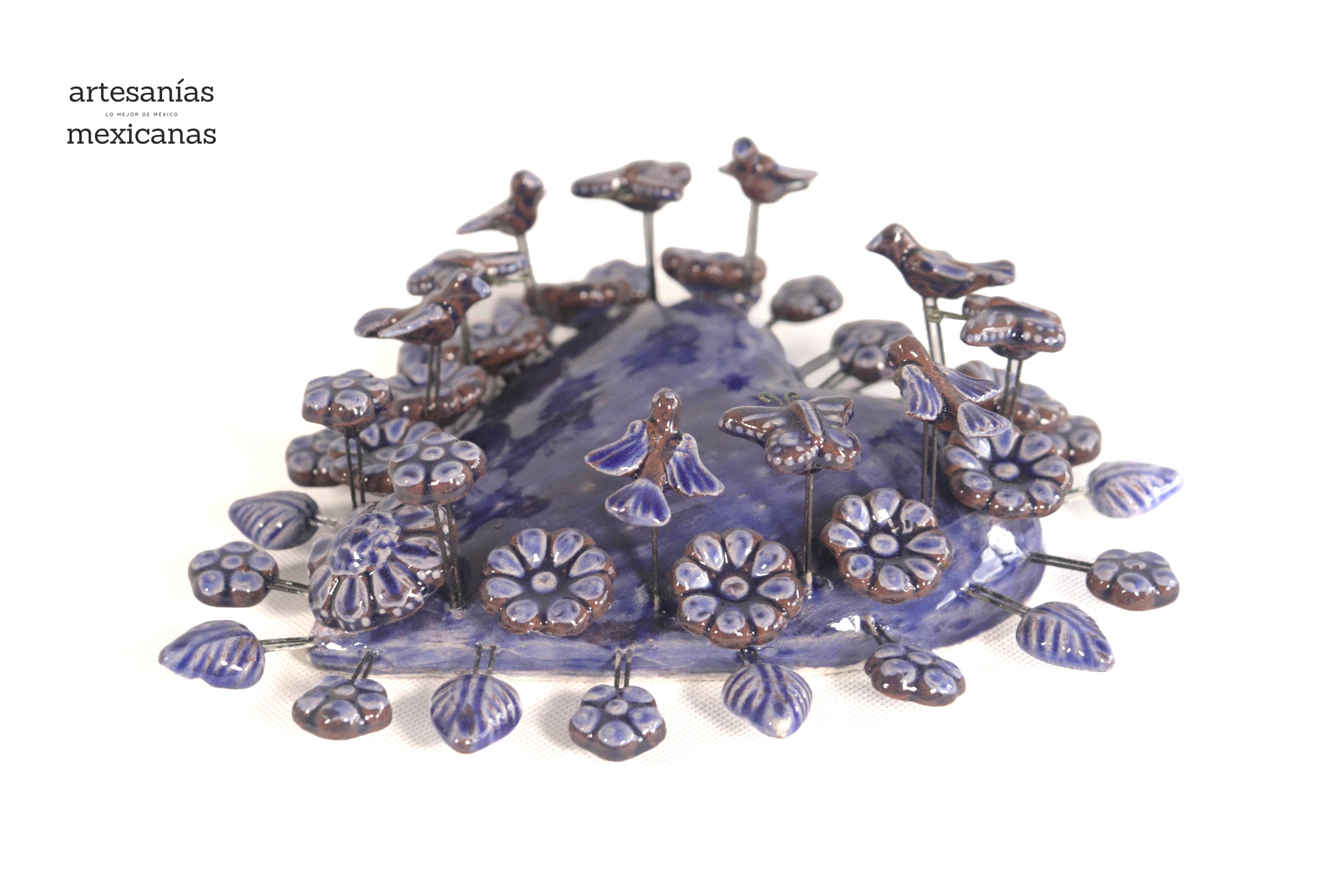 Heart Blue - 8.6 in. Montoya